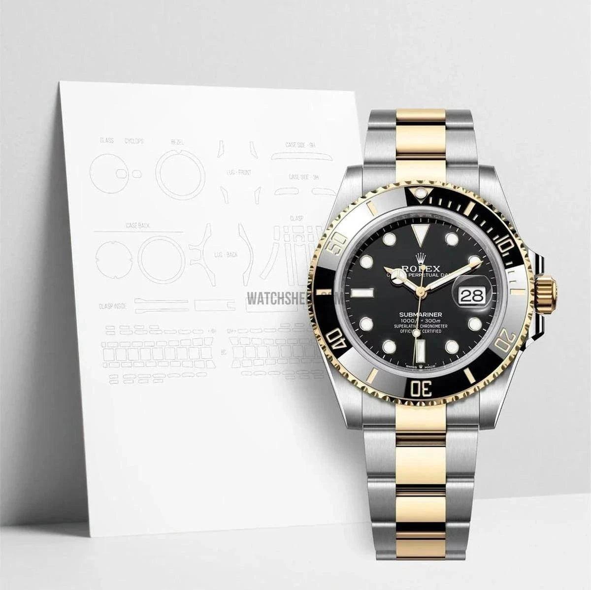 WatchShell for Rolex Submariner 126613 Scratch Protection Film Essentials