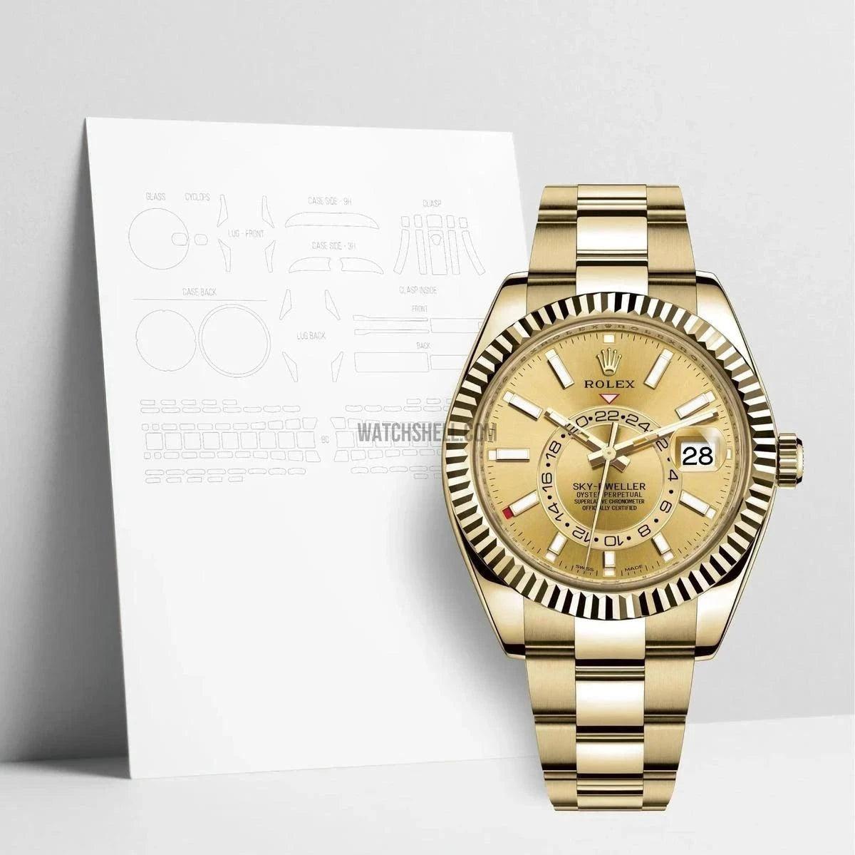 WatchShell Offers Premium Protection Film for Rolex Sky-Dweller 326938 OYS For Scratch-Free Luxury