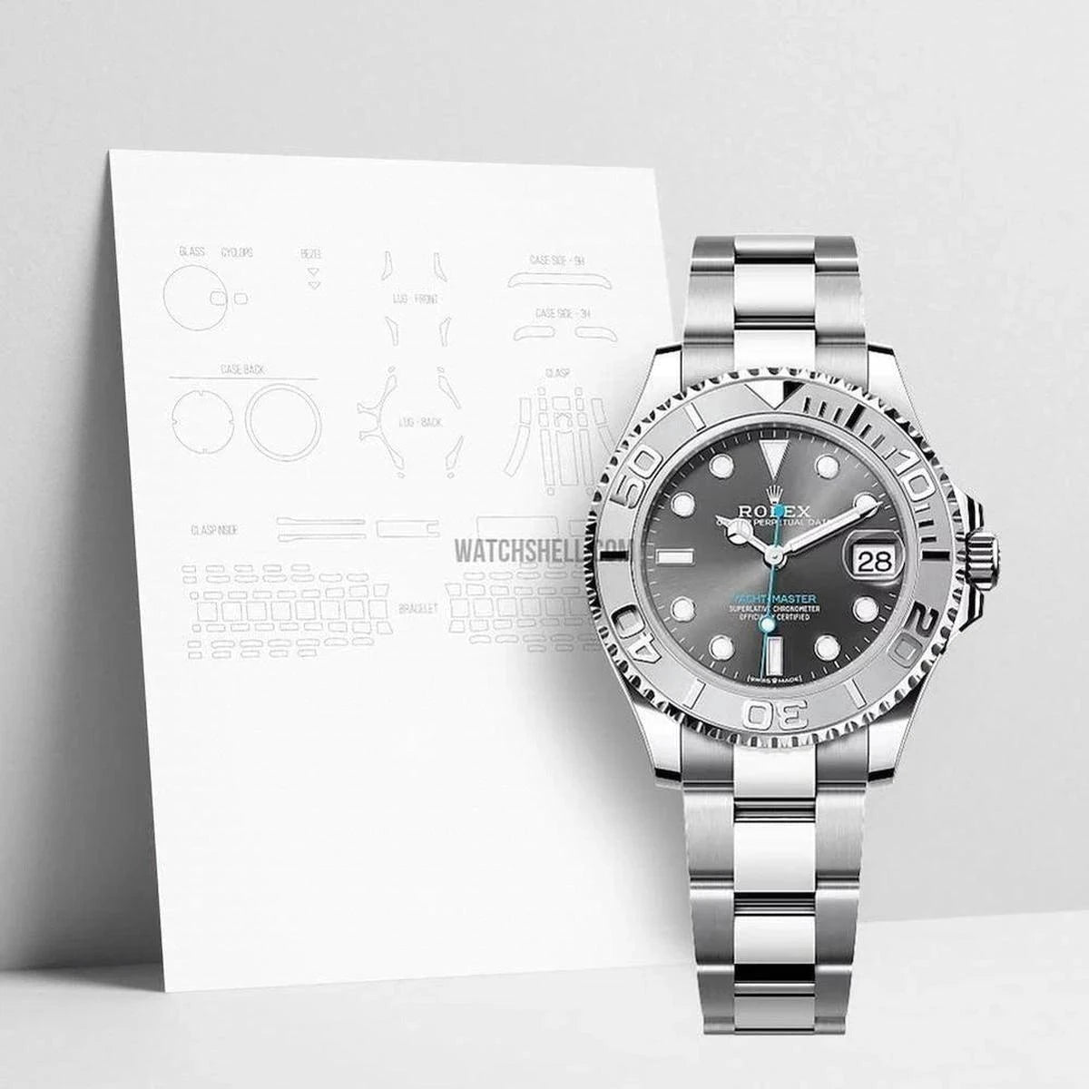 WatchShell Protection Film: Essential Defense for Rolex Yacht-Master 268622