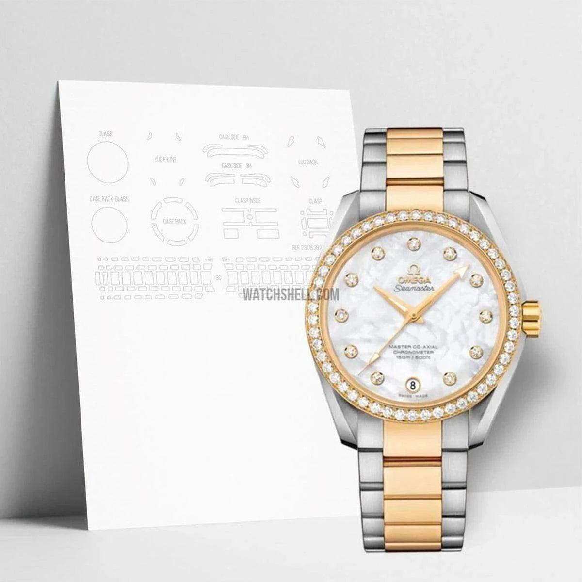WatchShell Protection Film for Omega Seamaster 231.25.39.21.55.002 Scratch-Proof Your Investment