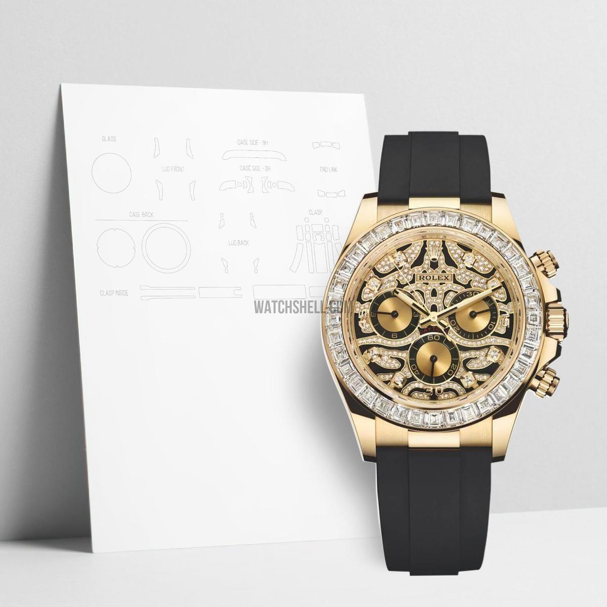 WatchShell Protection Film for Rolex Daytona 116588 Offers Top Scratch Defense