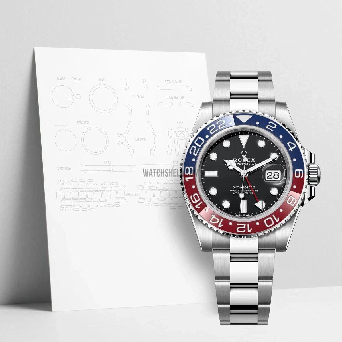 WatchShell Protection Film for Rolex GMT-Master II 126710 OYS: Keep Your Watch Scratch-Free