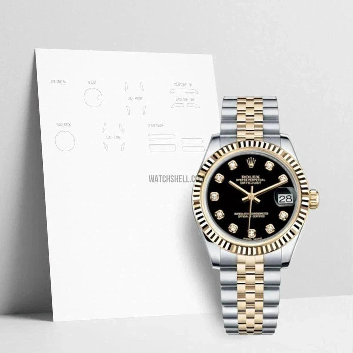 WatchShell Protection Film for Rolex Lady-Datejust 178273 JUB: Essential Scratch Defense