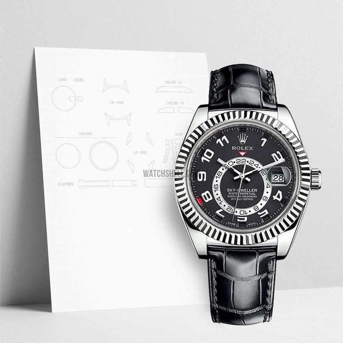WatchShell Protection Film for Rolex Sky-Dweller 326139 Your Scratch-Free Shield