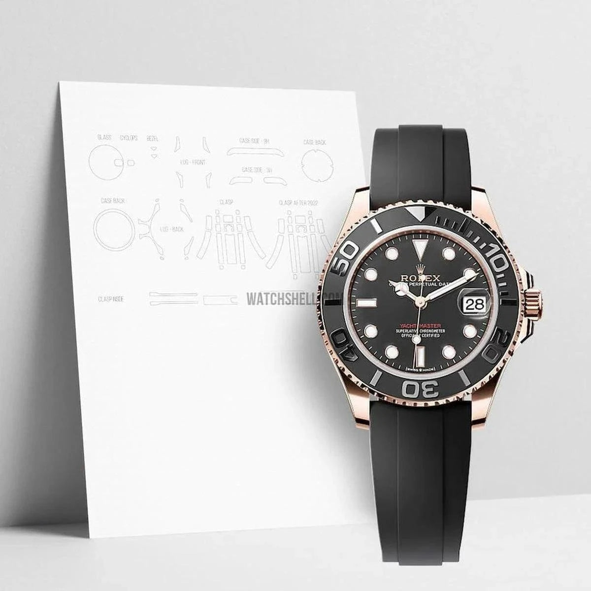 WatchShell Protection Film for Rolex Yacht-Master 268655: Your Scratch Solution
