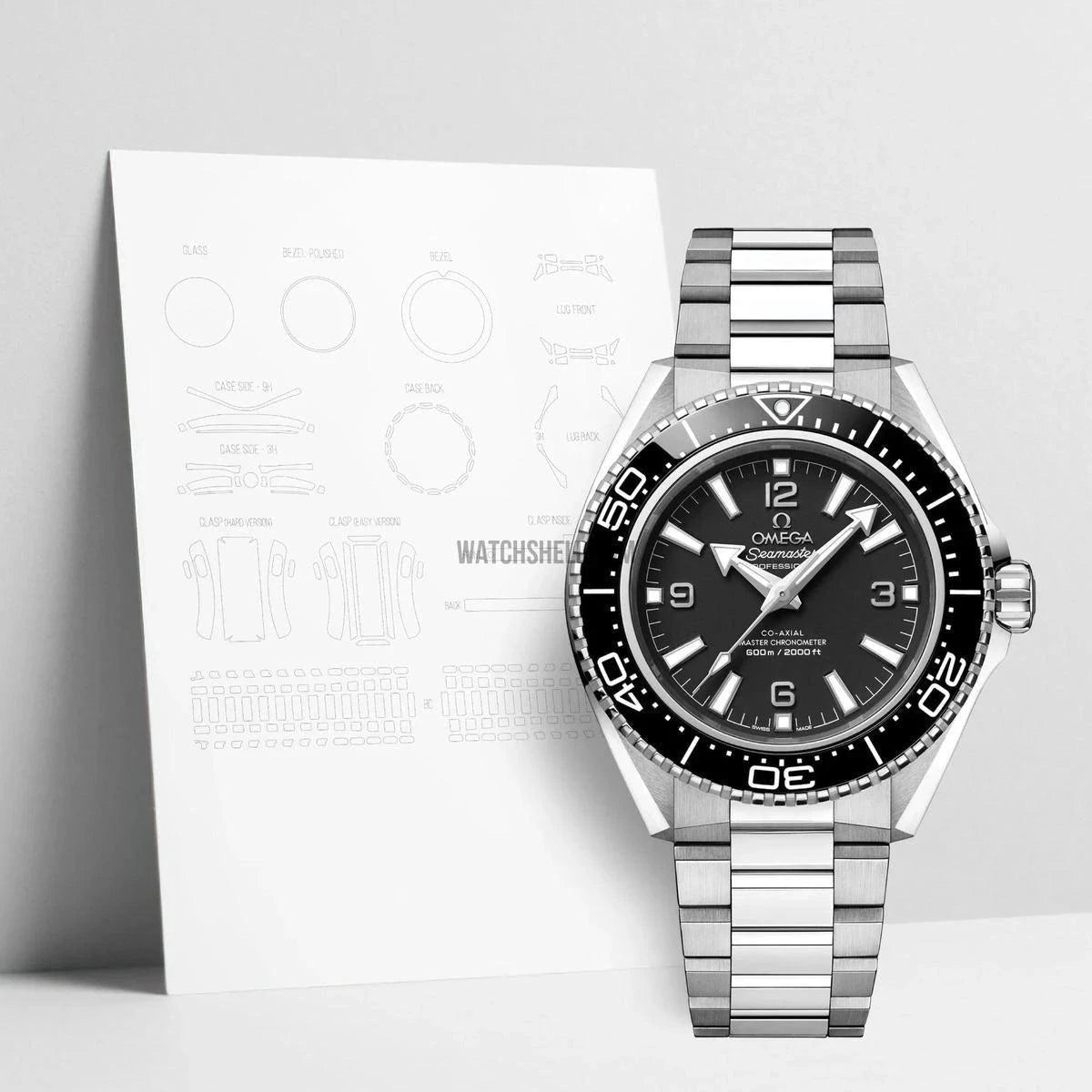 WatchShell Protection Film: Keep Your Omega Seamaster 217.30.42.21.01.001 Scratch-Free