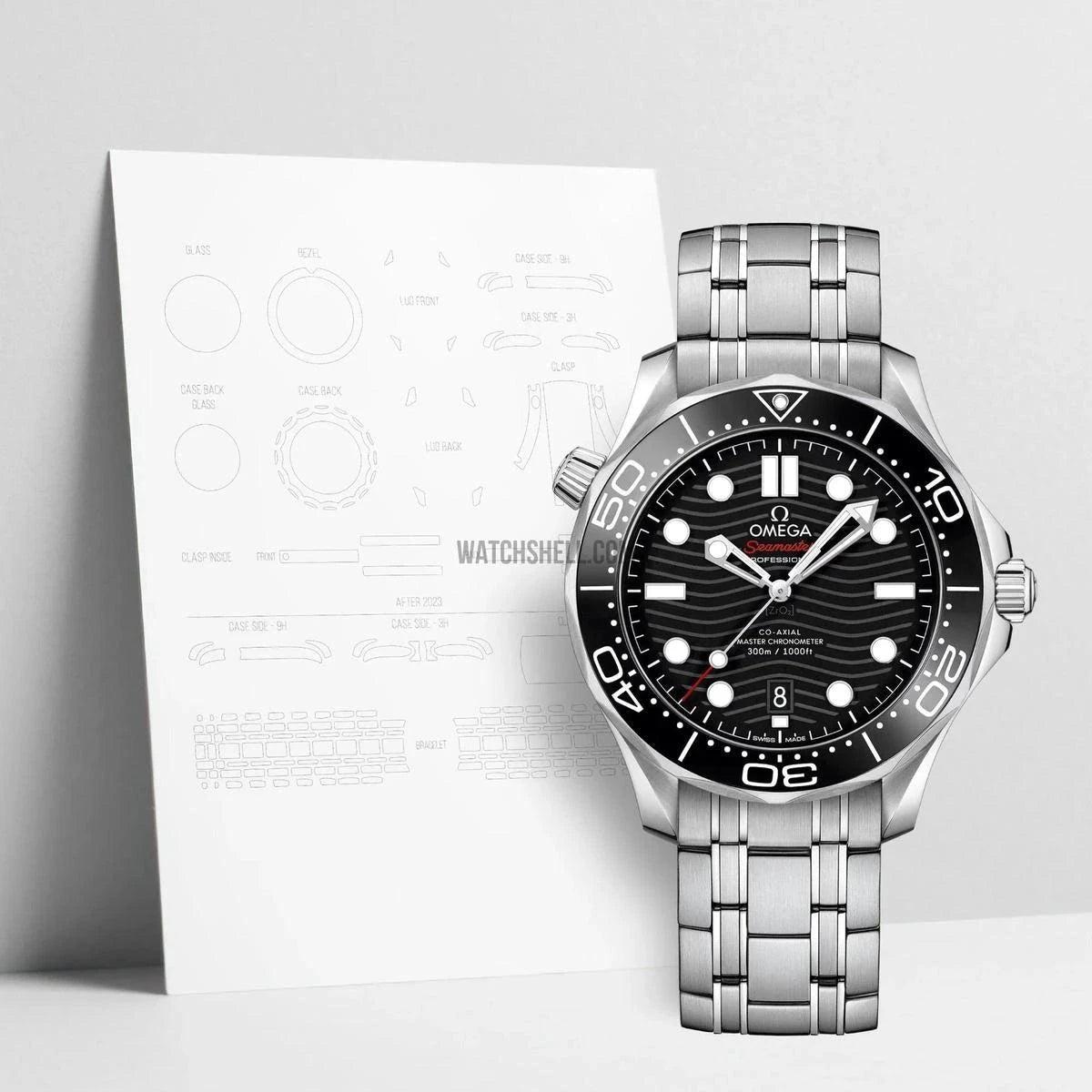 WatchShell Protection Film: Preserve Your Omega Seamaster 210.30.42.20.01.001 Scratch-Free