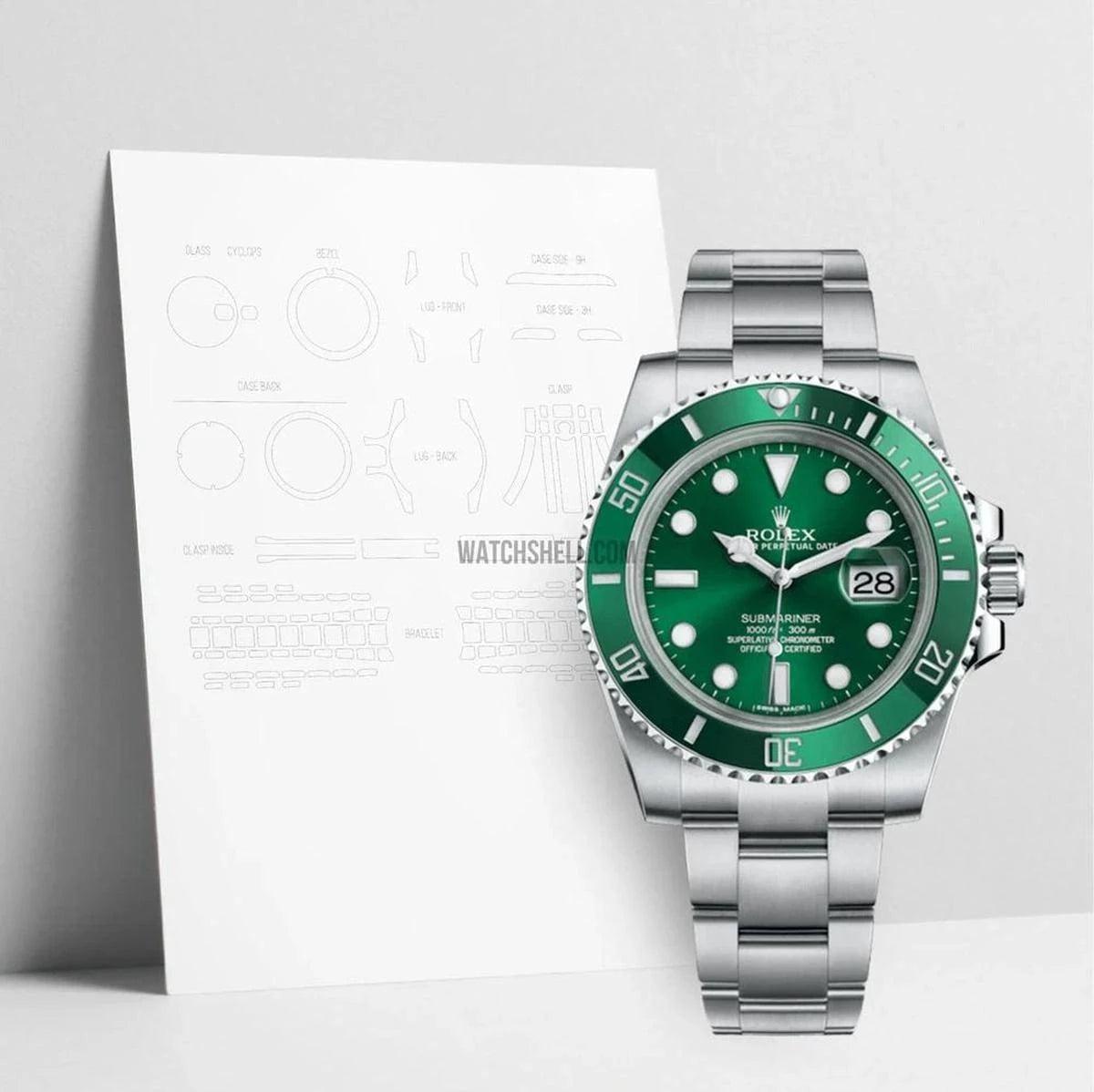 WatchShell Rolex Submariner 116610 Protection Film Guarding Against Scratches