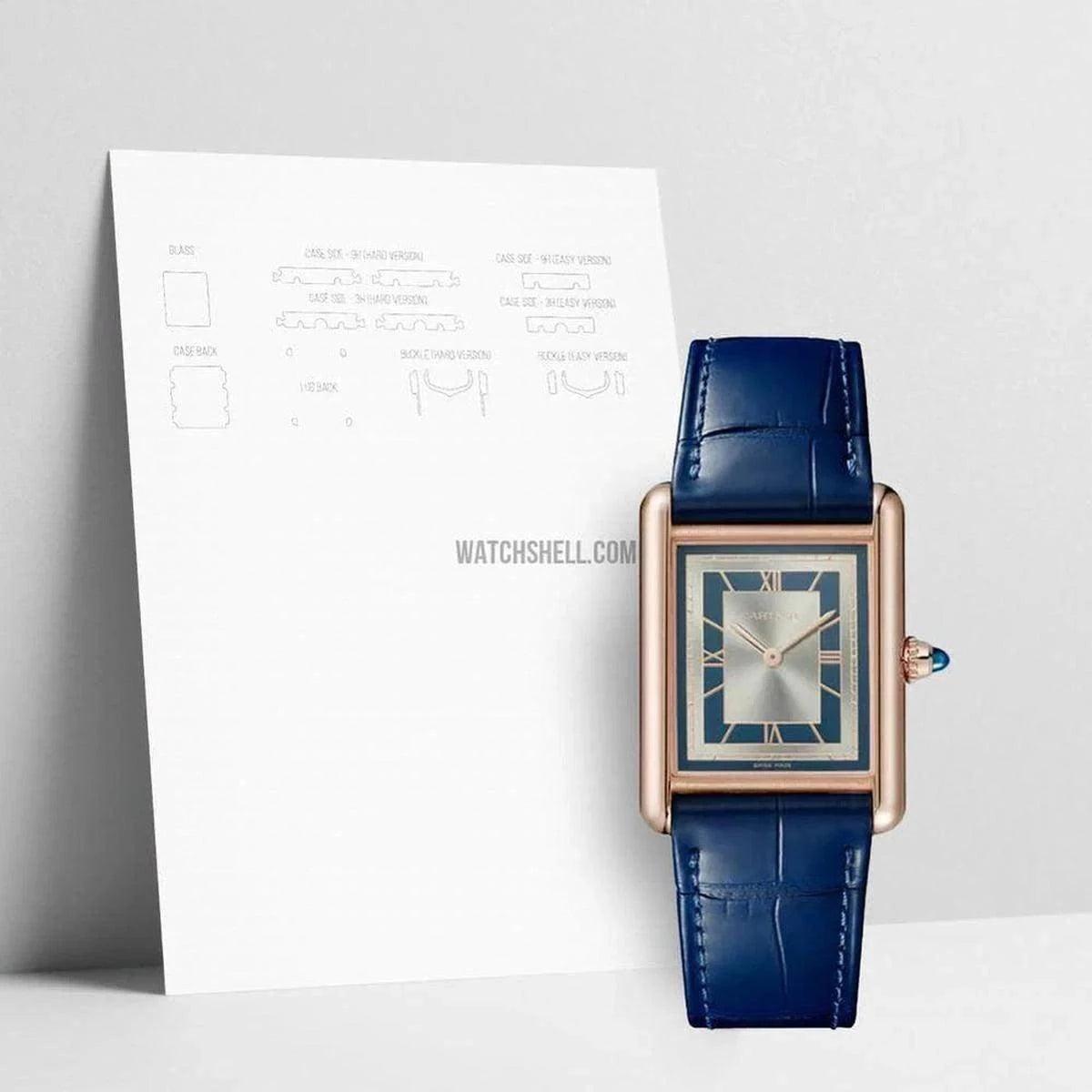 WatchShell Scratch Protection Film for Cartier Tank WGTA0058 Preserve Your Luxury Watch