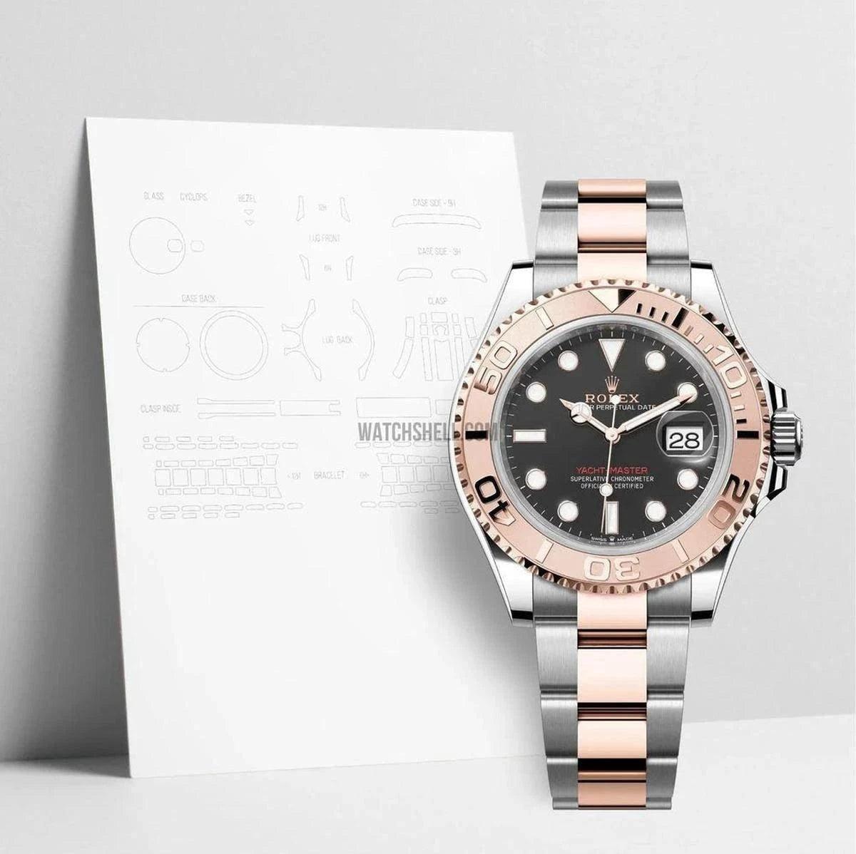 WatchShell Scratch Protection Film for Rolex Yacht-Master 126621 Safeguard Your Luxury Watch