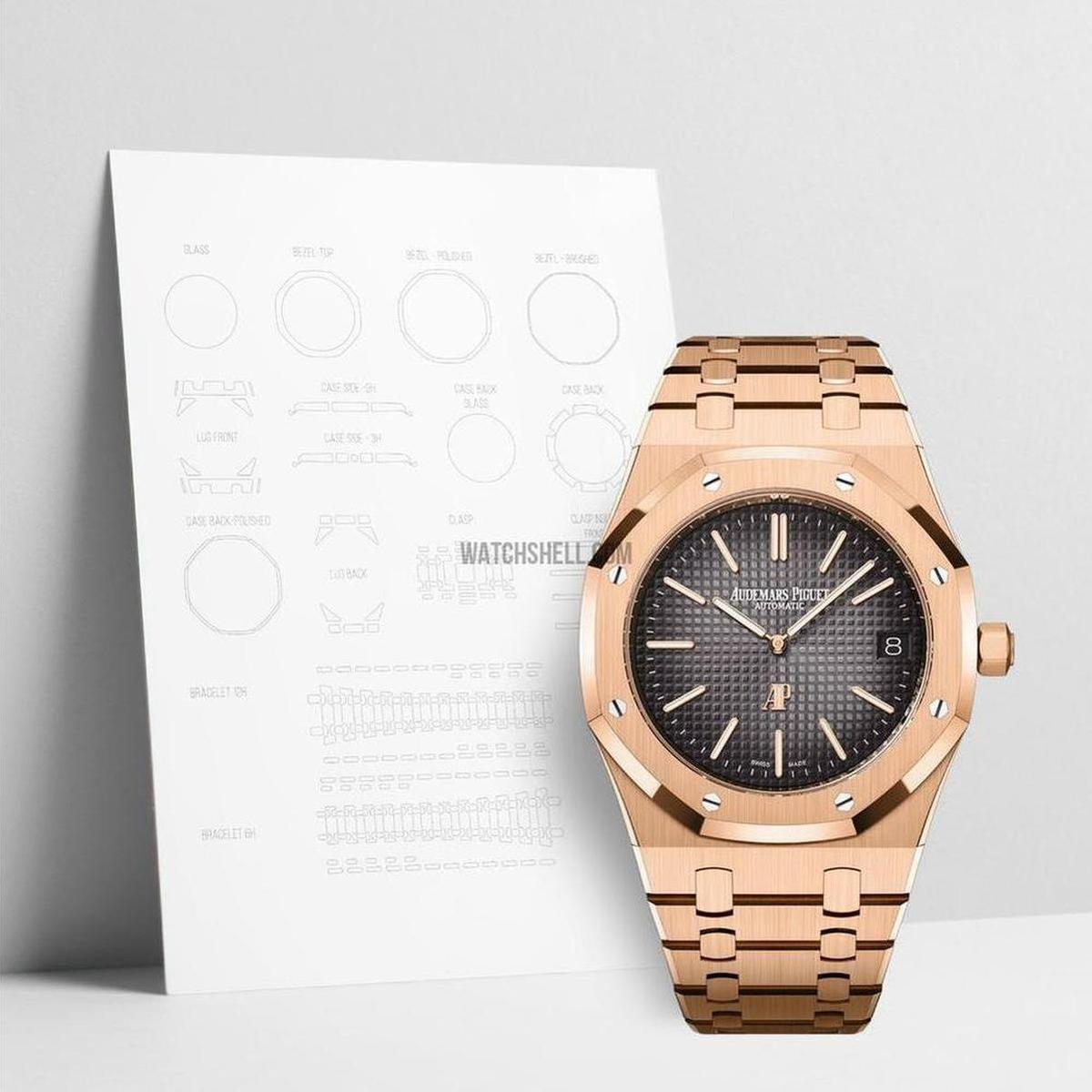 WatchShell Scratch Protection for Audemars Piguet Royal Oak 16202OR.OO.1240OR.02