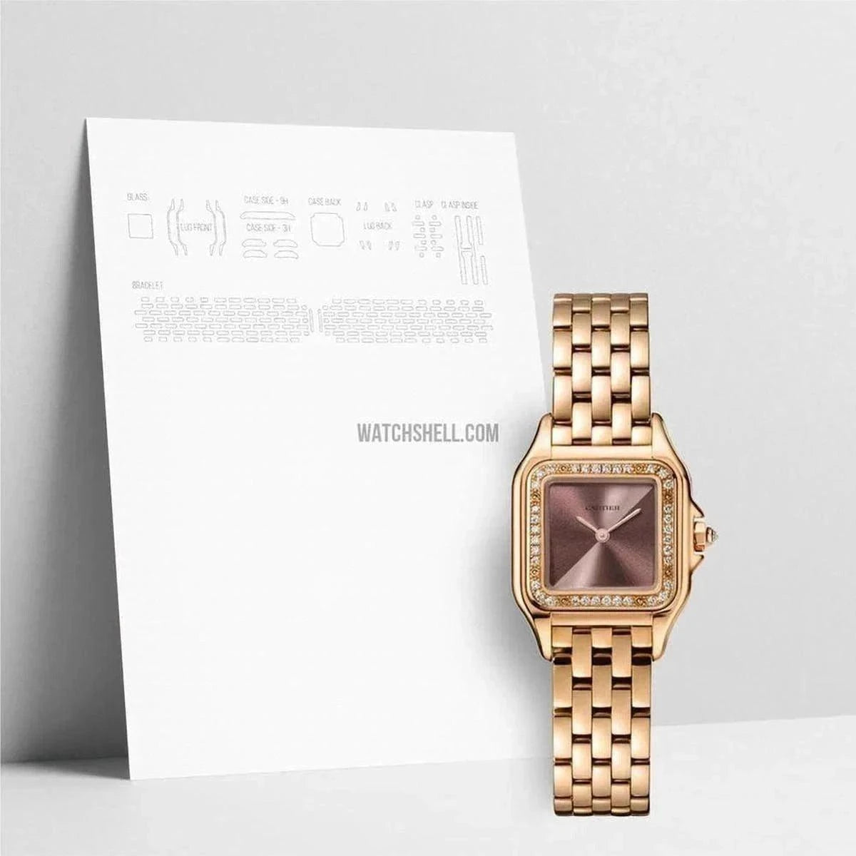 WatchShell Scratch Protection for Cartier Panthere WJPN0035 Keep Your Watch Pristine