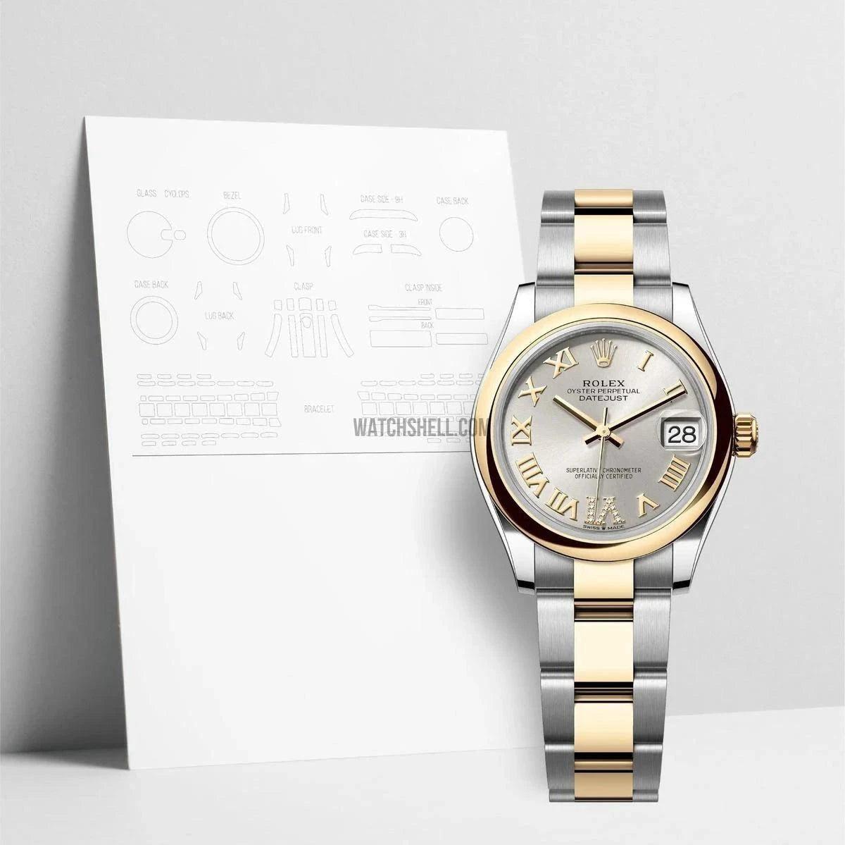 WatchShell Scratch Protection for Rolex Datejust 278243 Keep it Pristine