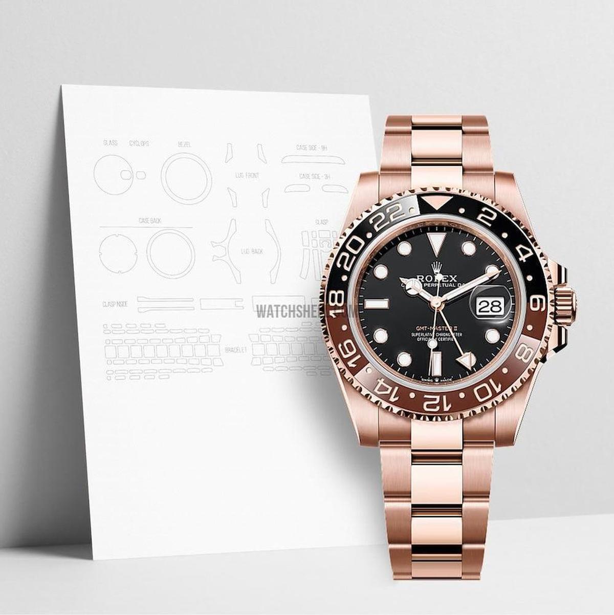 WatchShell Scratch Protection for Rolex GMT-Master II 126715
