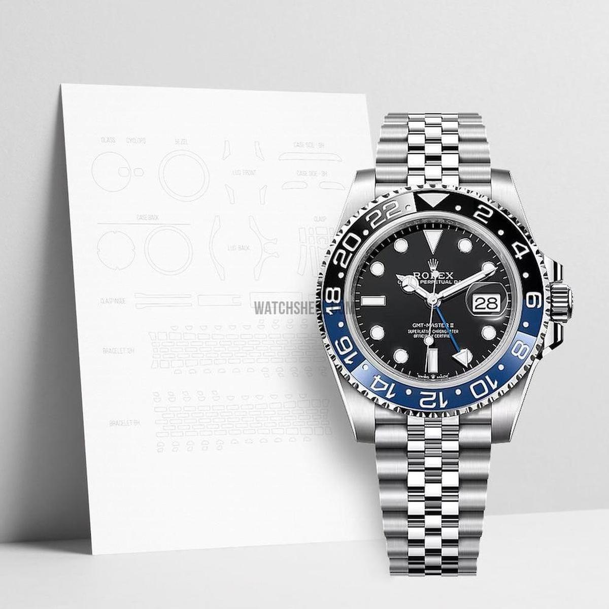WatchShell Scratch Protection for the Rolex GMT-Master II 126710