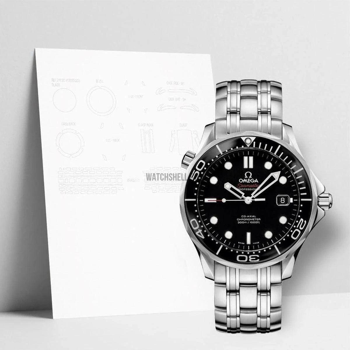 WatchShell Scratch Protection: Safeguard Your Omega Seamaster 212.30.41.20.01.003 with Protective Film