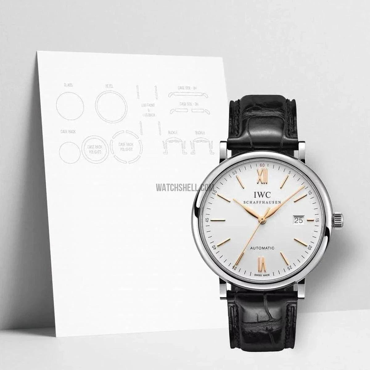 WatchShell: Ultimate Scratch Protection Film for IWC Portofino IW356517