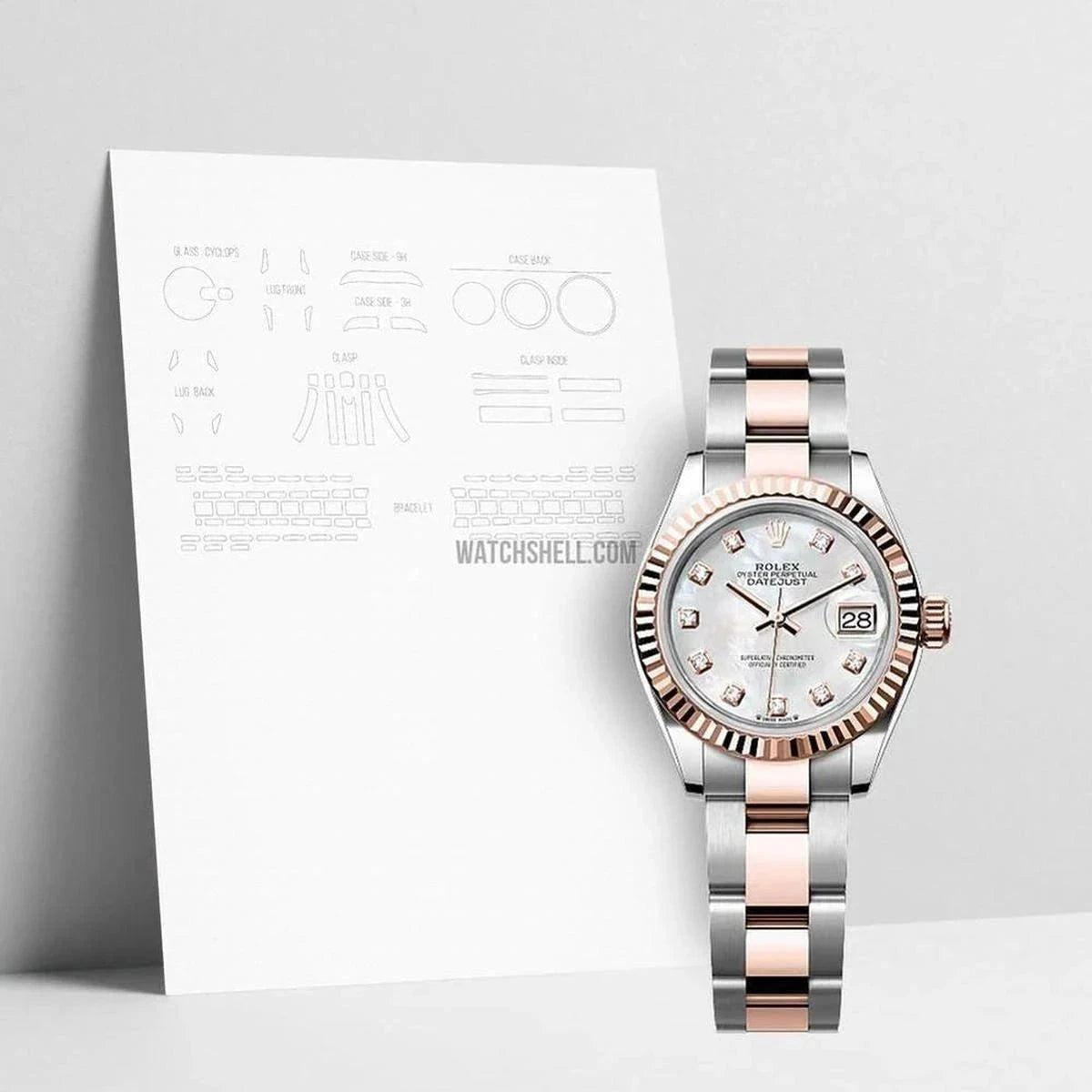 WatchShell Watch Protective Film for Rolex Lady-Datejust 279171 OYS: Ensure Lasting Scratch Protection