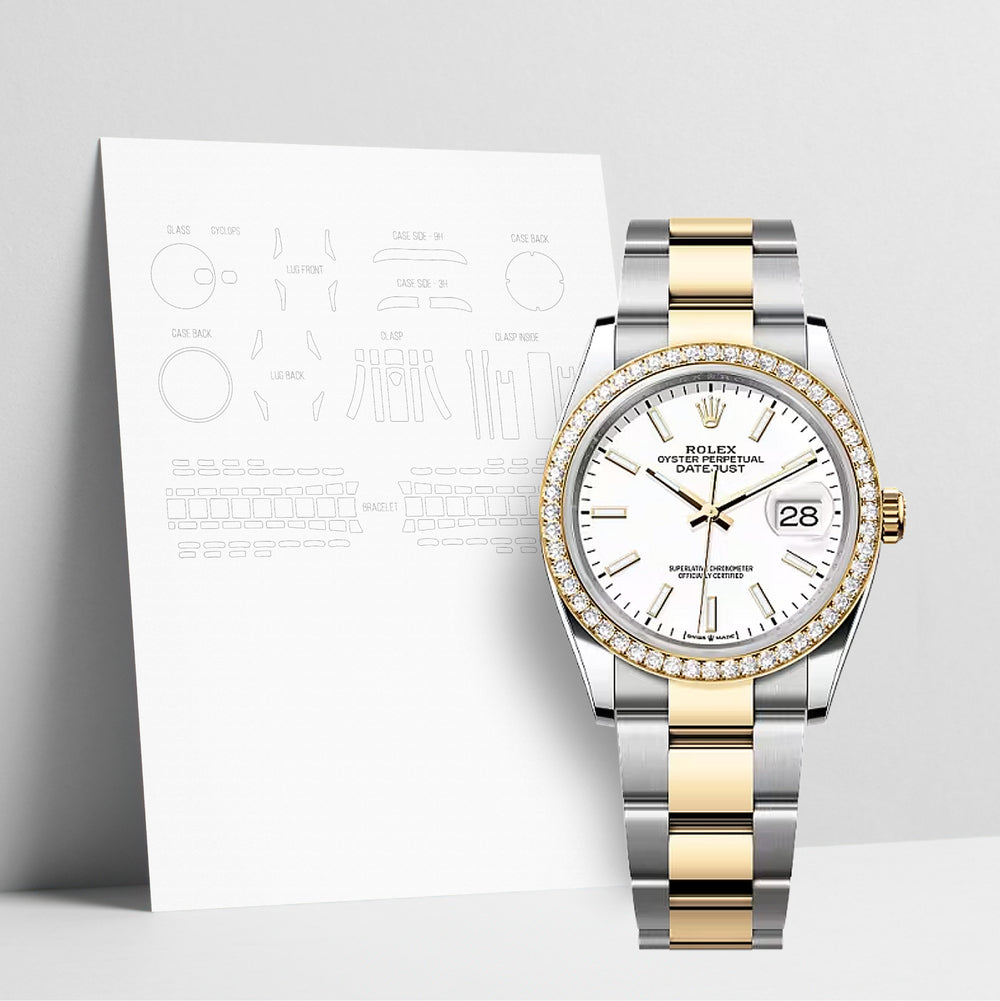 WATCHSHELL ROLEX DATEJUST 126283RBR 36MM OYSTER PROTECTIVE FILM