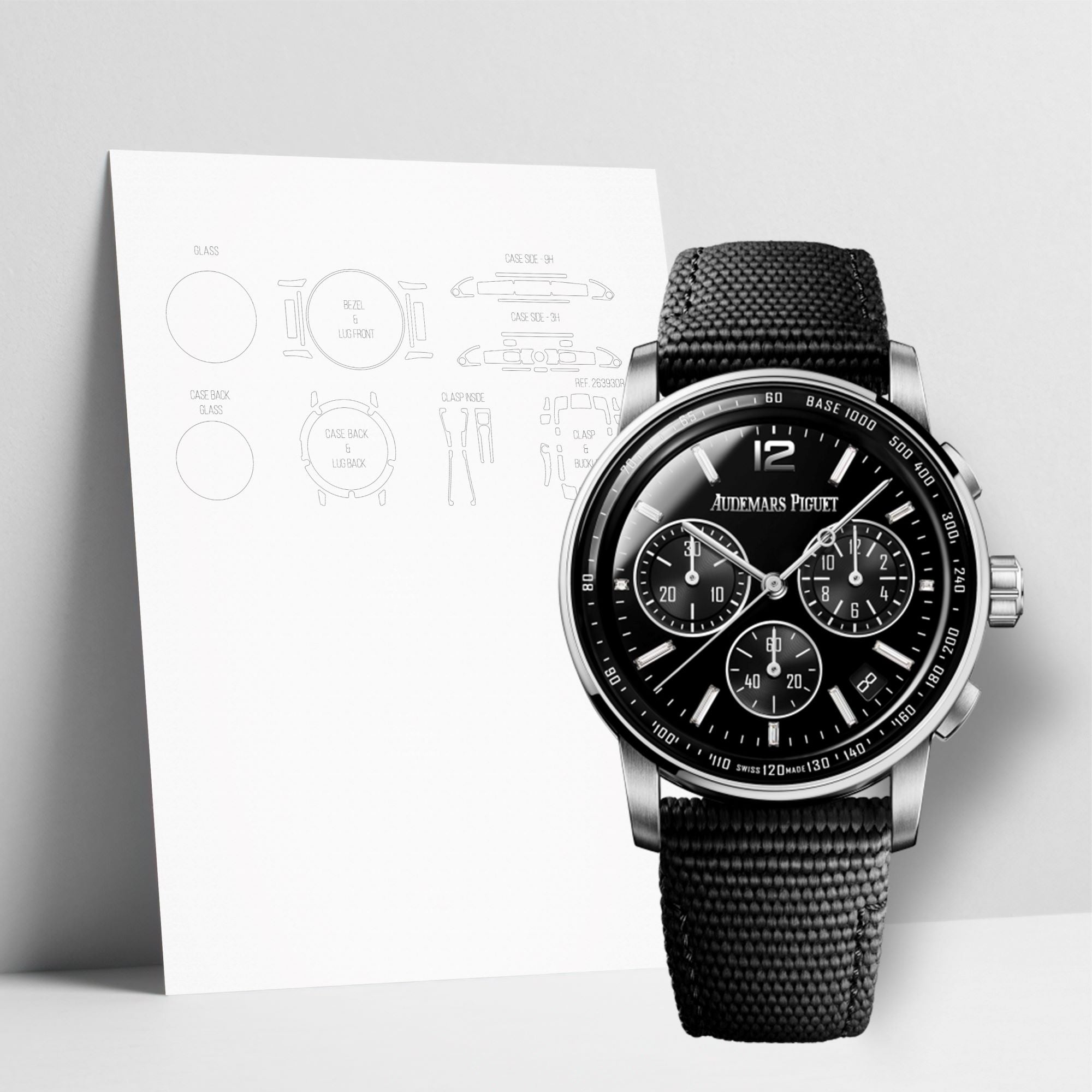 WATCHSHELL AUDEMARS PIGUET CODE 11.59 26393BC.OO.A002KB.02 41MM PROTECTIVE FILM