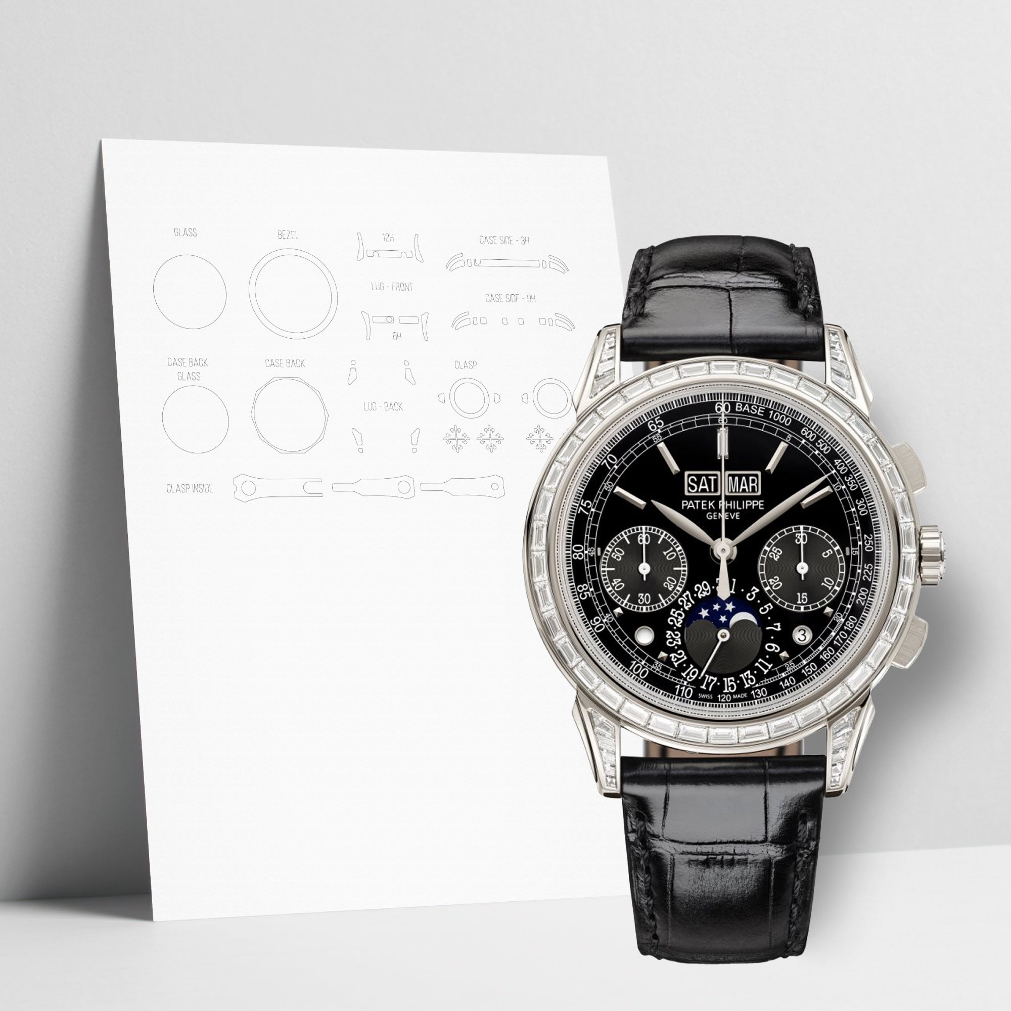 WATCHSHELL PATEK PHILIPPE GRAND COMPLICATIONS 5271P 41MM PROTECTIVE FILM