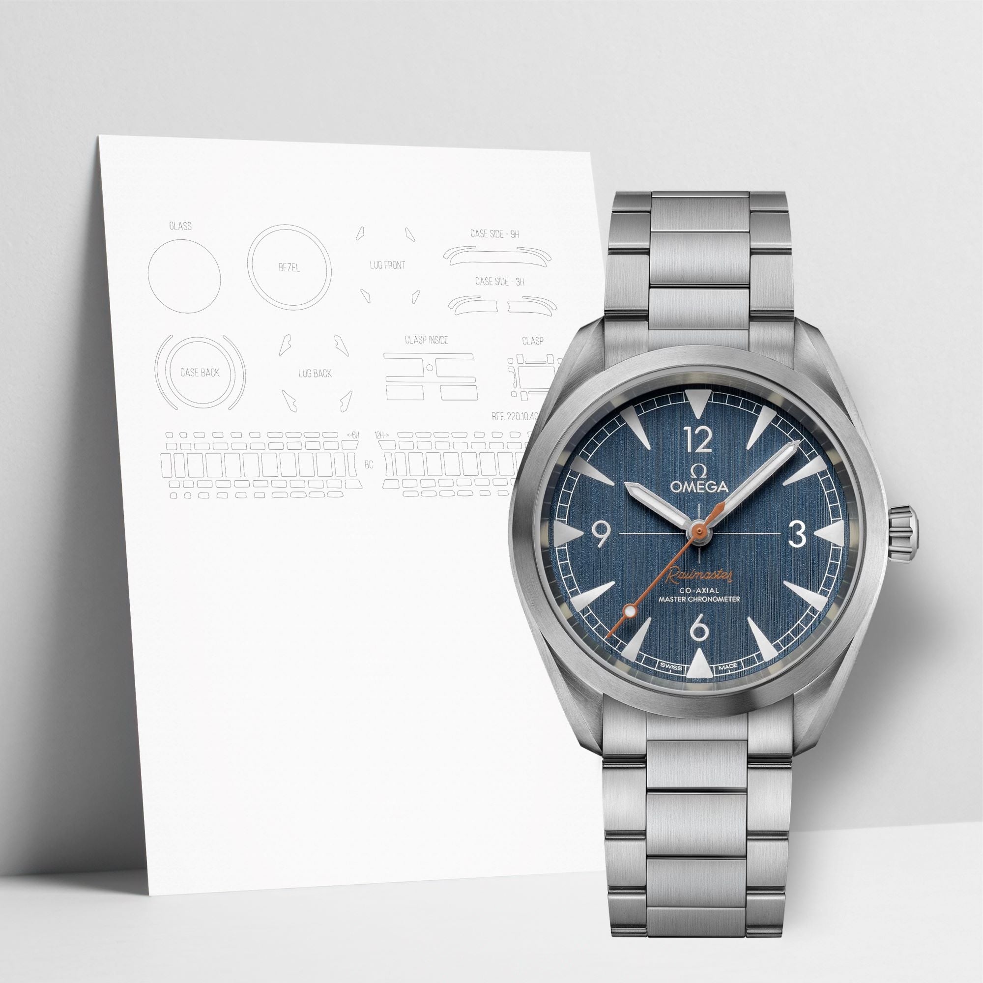 WATCHSHELL OMEGA RAILMASTER 220.10.40.20.03.001 40MM PROTECTIVE FILM