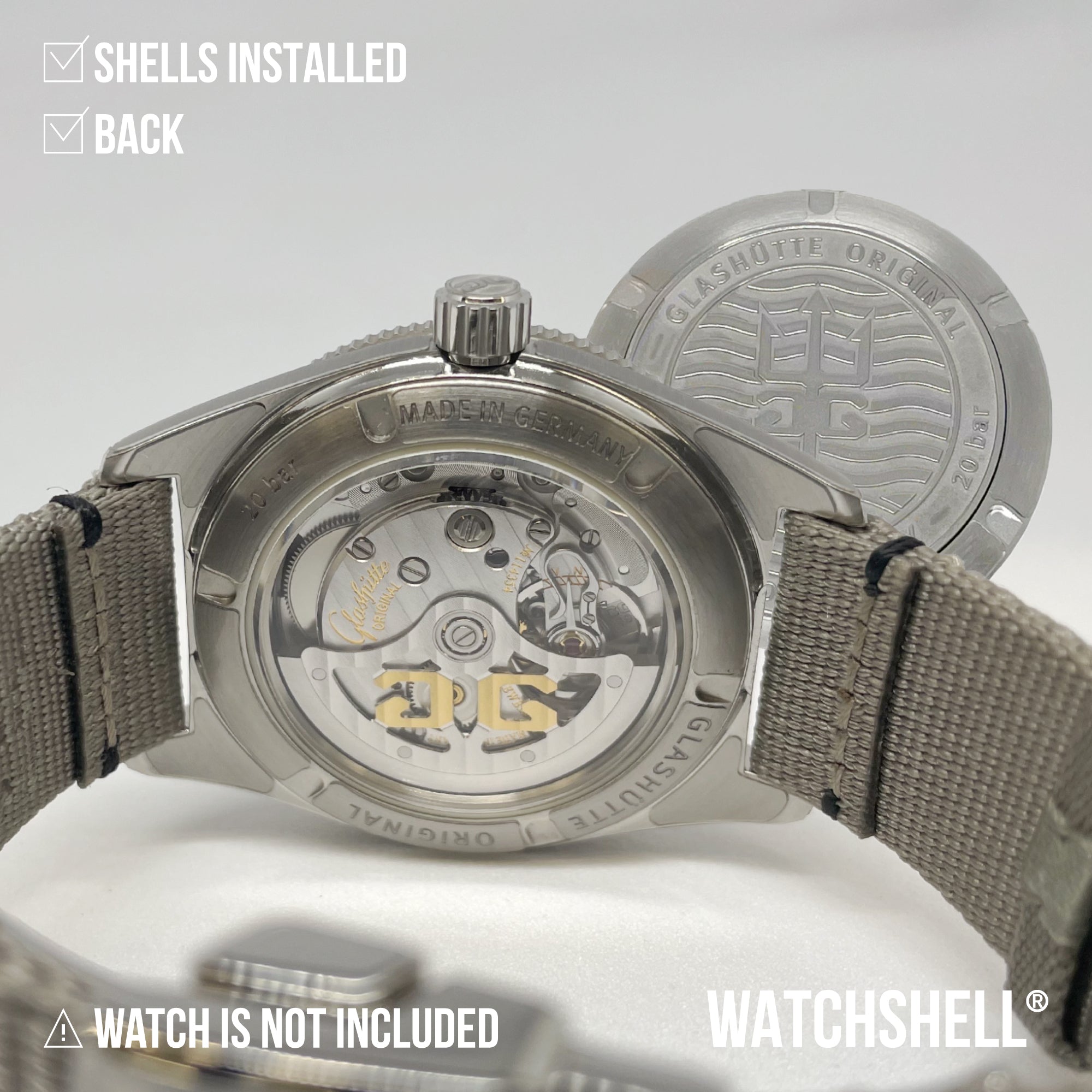 WatchShell for Glashütte Original Spezialist 1-39-11-06-80-34