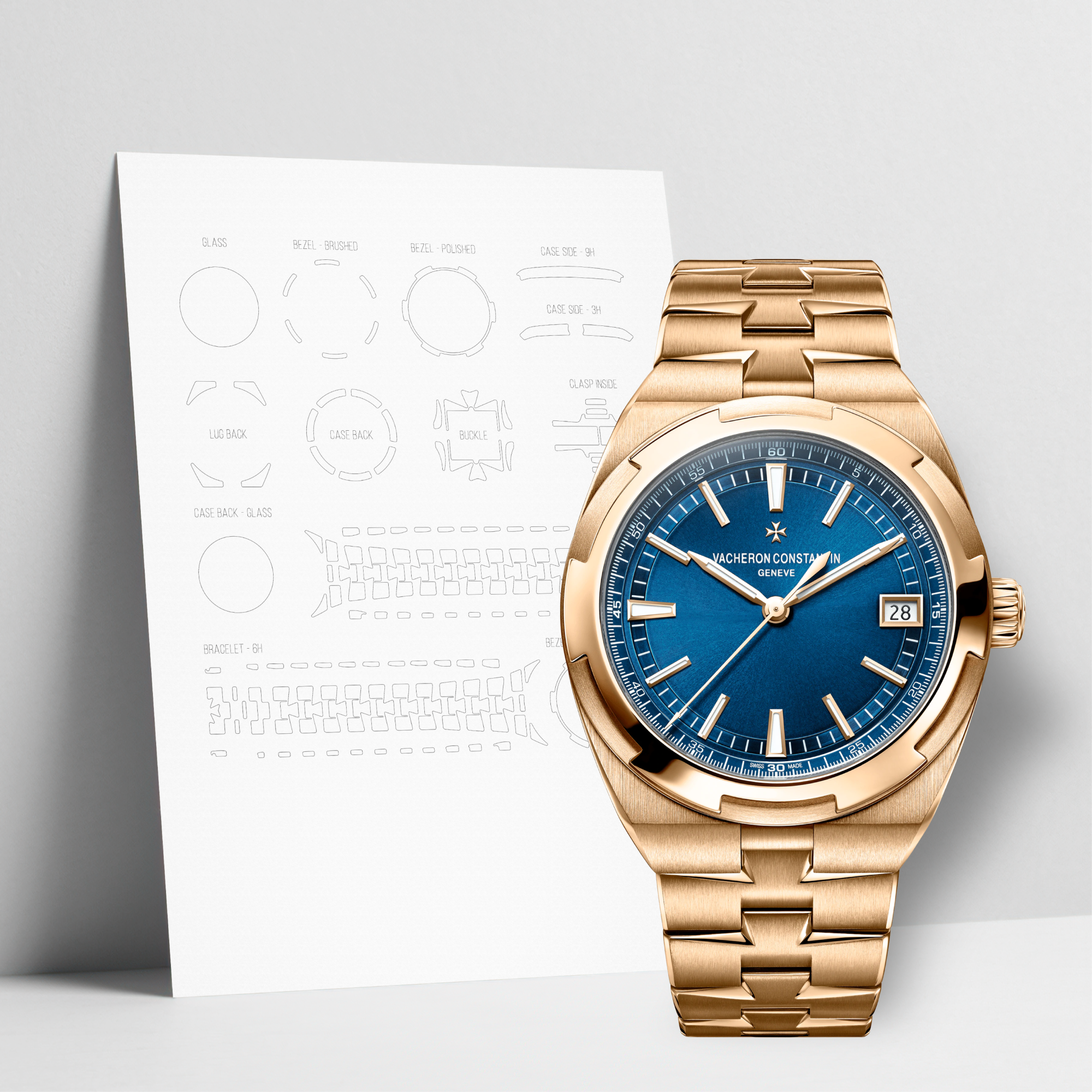 WATCHSHELL VACHERON CONSTANTIN OVERSEAS 4500V/110R 41MM (PRE-2023) PROTECTIVE FILM