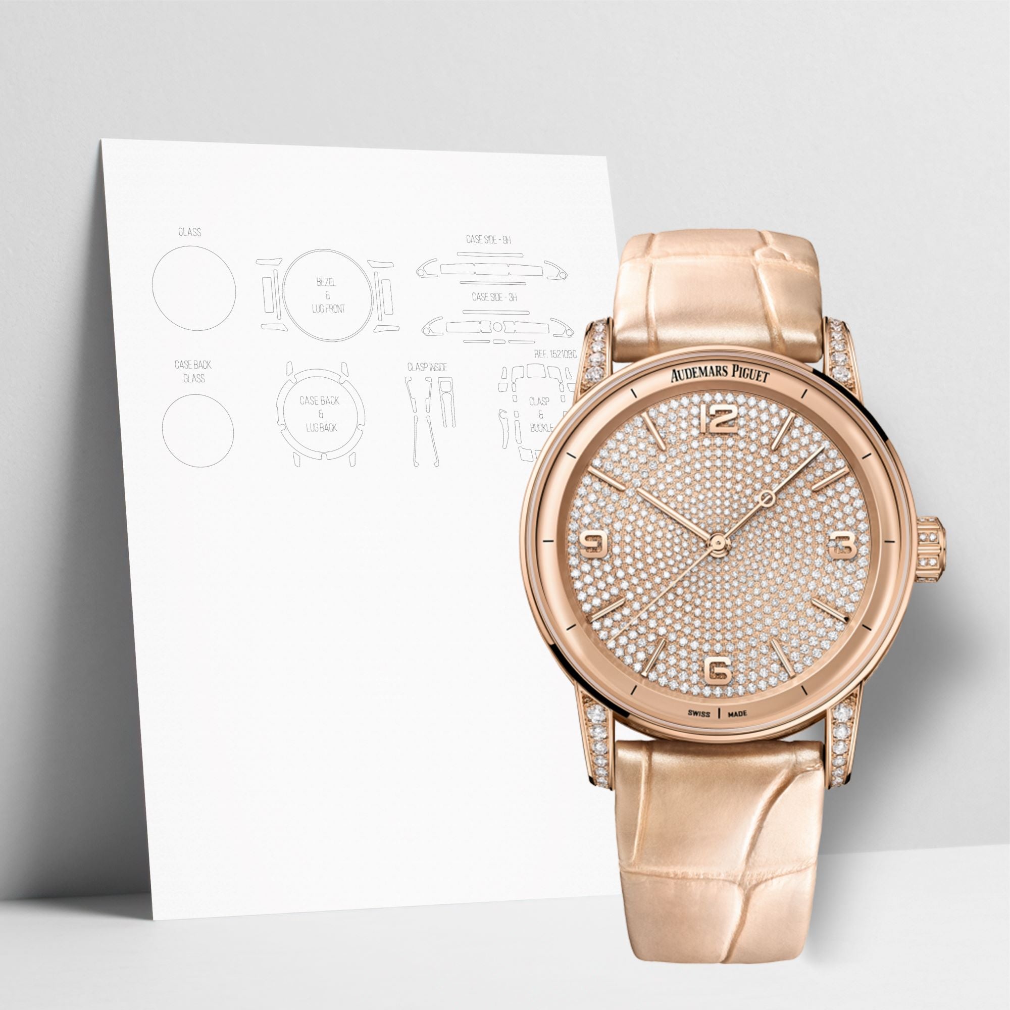 WATCHSHELL AUDEMARS PIGUET CODE 11.59 15210OR.ZZ.D208CR.01 41MM PROTECTIVE FILM