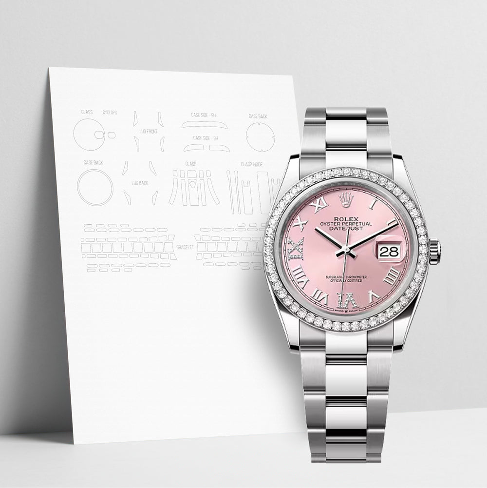 WATCHSHELL ROLEX DATEJUST 126284RBR 36MM OYSTER PROTECTIVE FILM