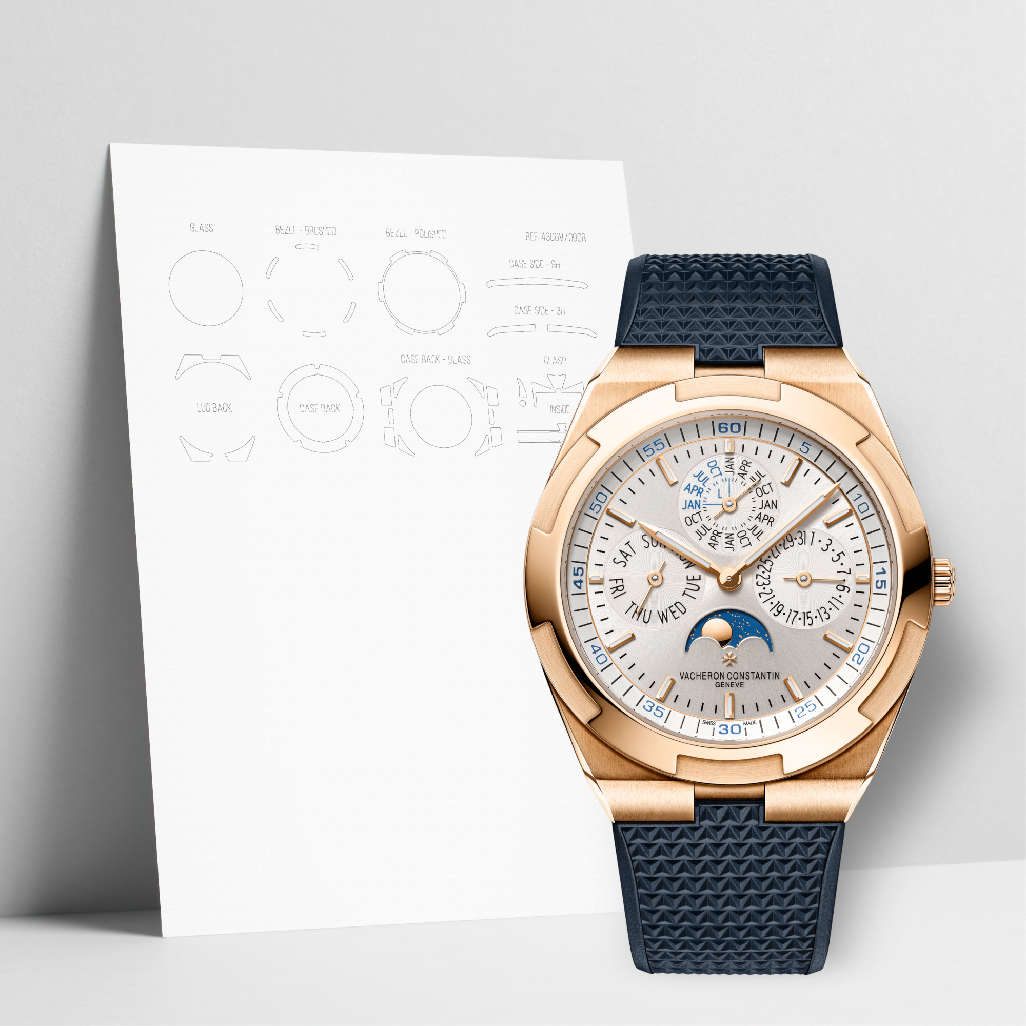 WATCHSHELL VACHERON CONSTANTIN OVERSEAS 4300V/000R 41.5MM (PRE-2024) PROTECTIVE FILM