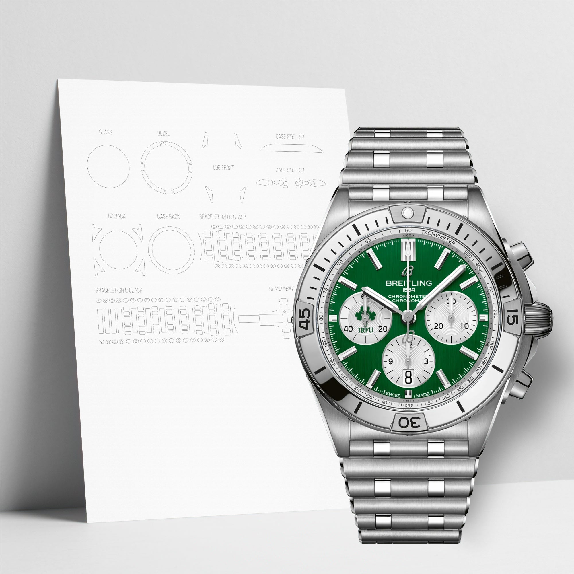 WATCHSHELL BREITLING CHRONOMAT AB0134A91L1A1 42MM PROTECTIVE FILM