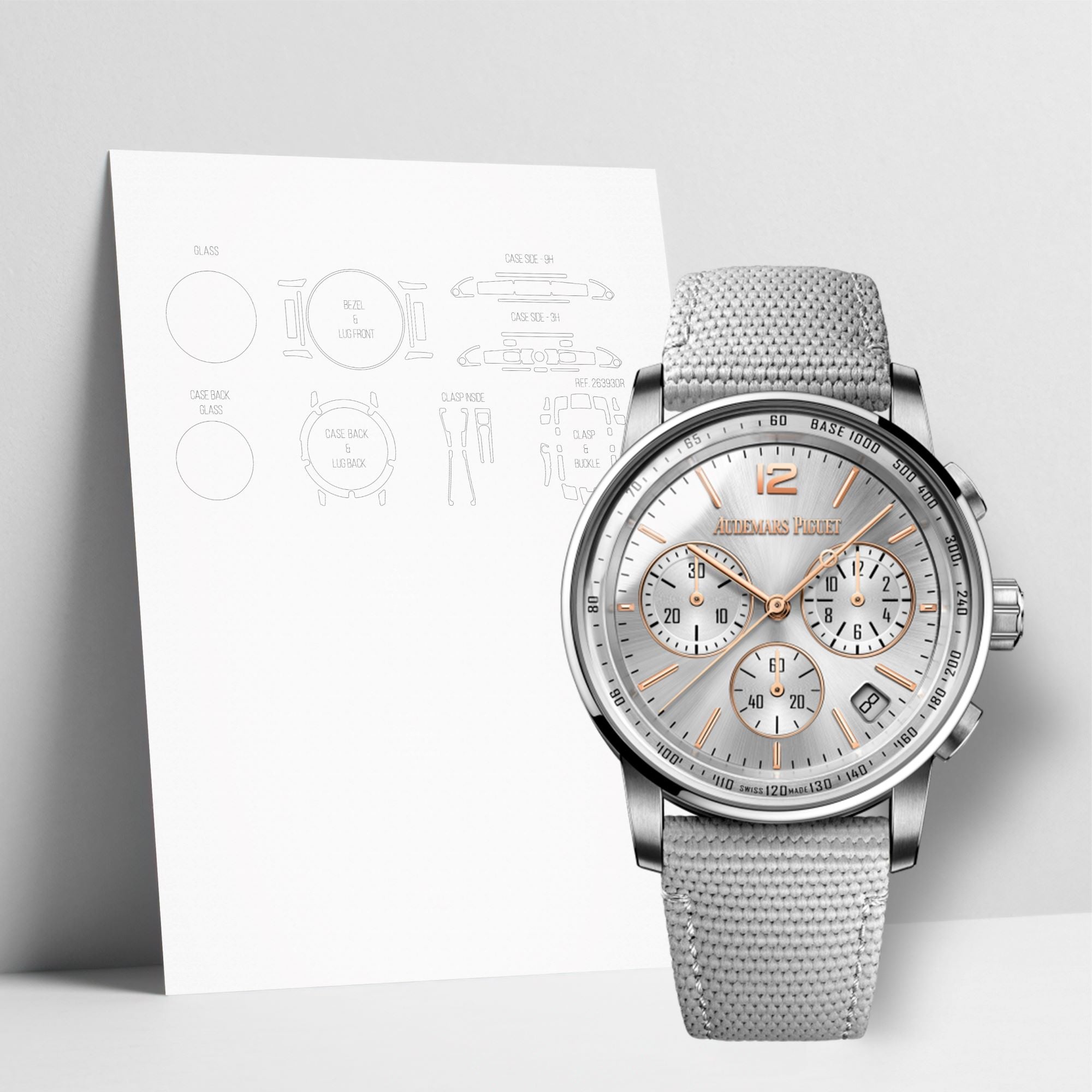 WATCHSHELL AUDEMARS PIGUET CODE 11.59 26393CR.OO.A008KB.01 41MM PROTECTIVE FILM