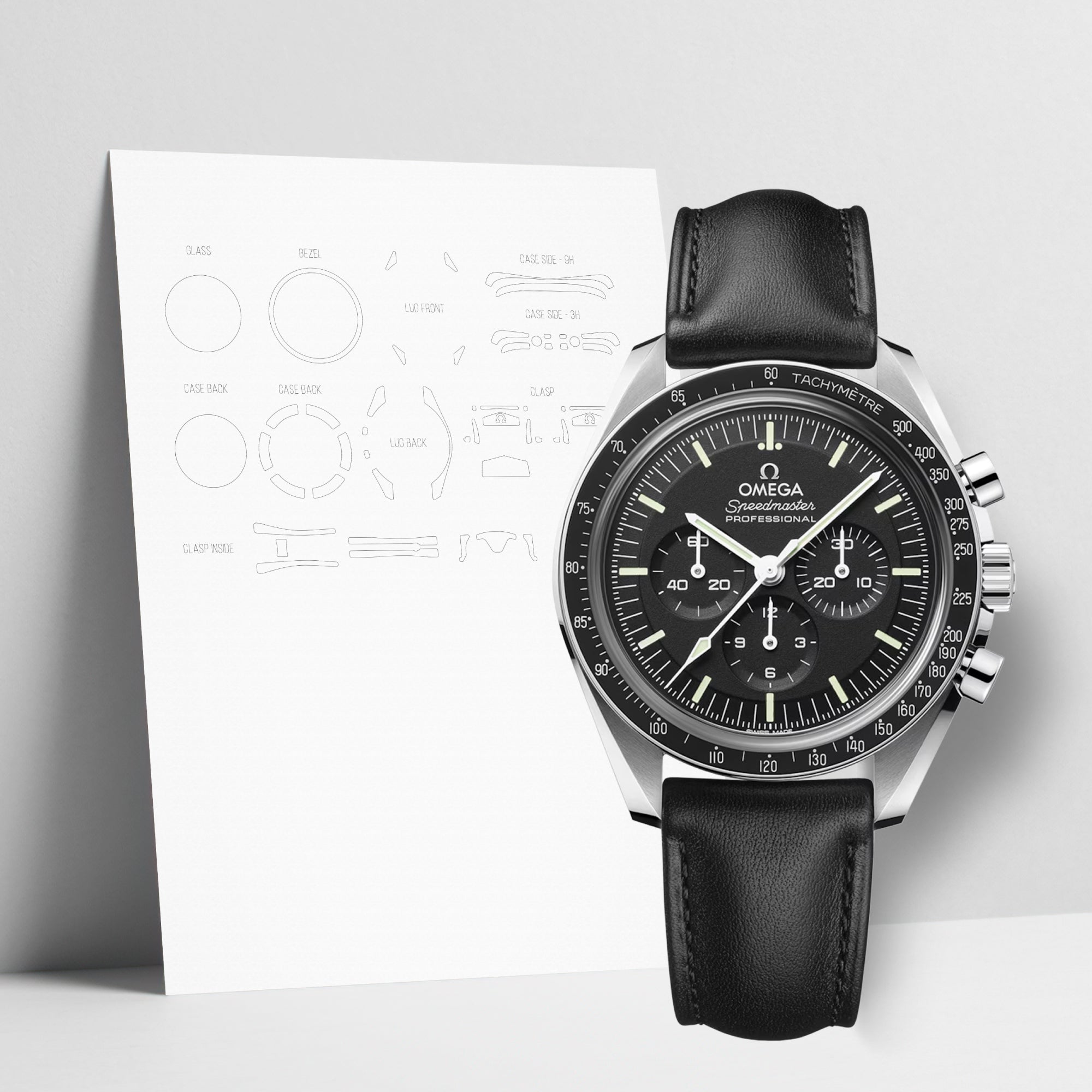 WATCHSHELL OMEGA MOONWATCH 310.32.42.50.01.002 42MM PROTECTIVE FILM