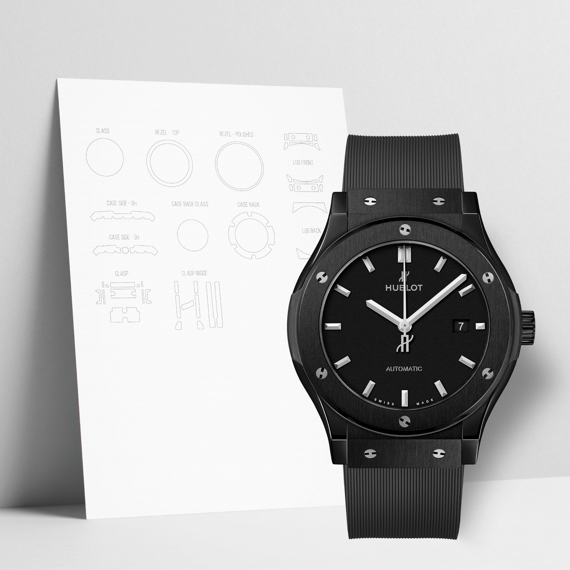 WATCHSHELL HUBLOT CLASSIC FUSION 542.CM.1171.RX 42MM PROTECTIVE FILM