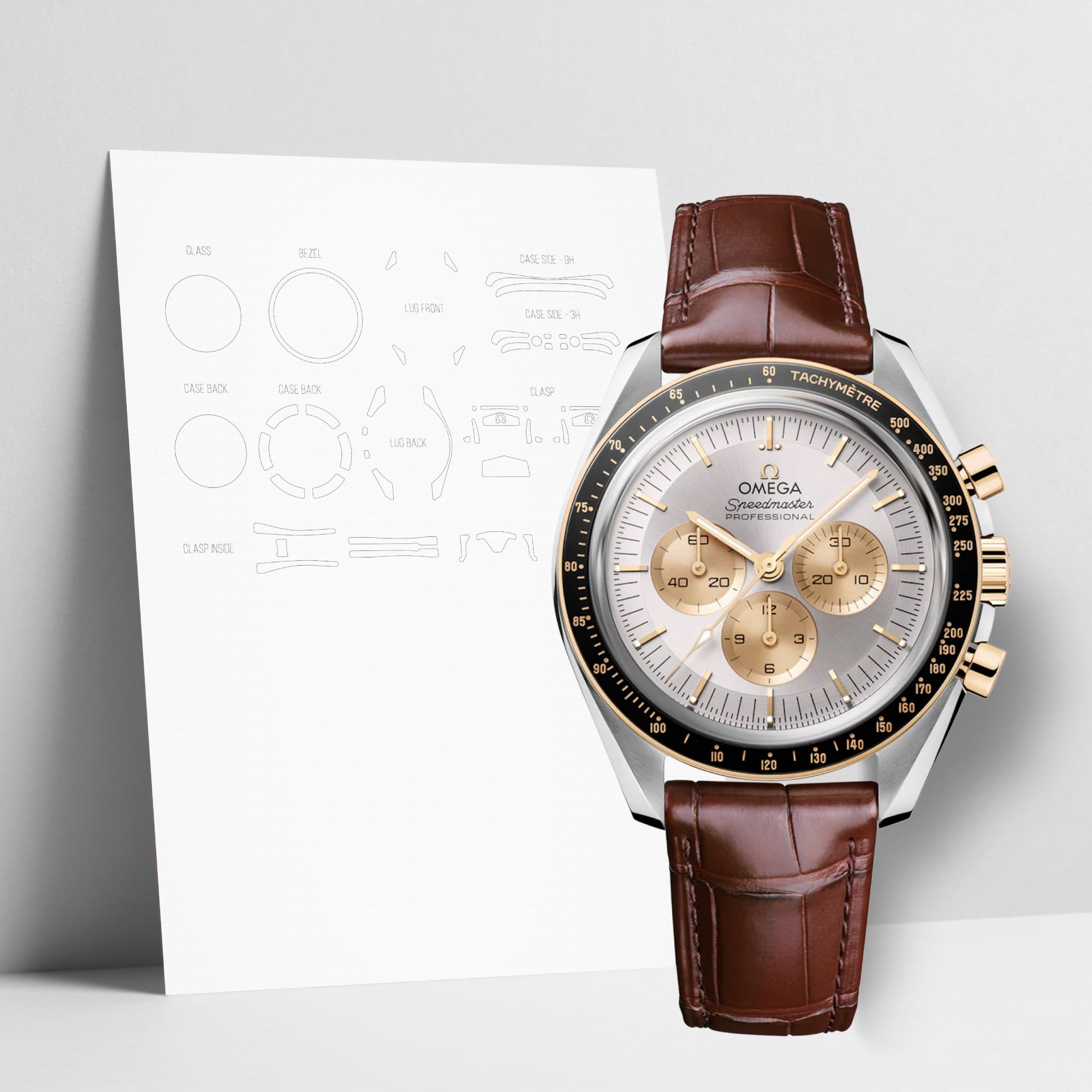 WATCHSHELL OMEGA MOONWATCH 310.23.42.50.02.001 42MM PROTECTIVE FILM