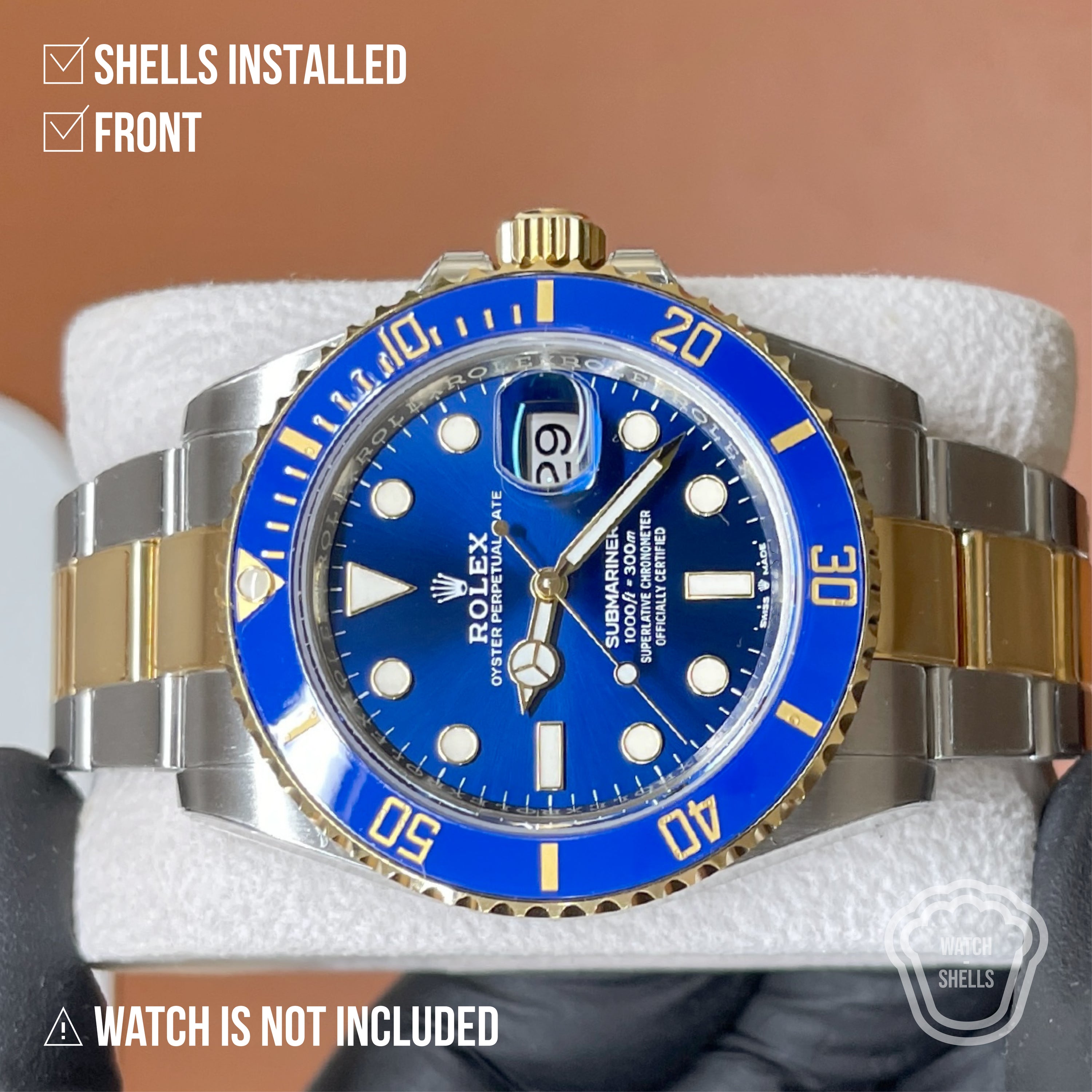 WATCHSHELL ROLEX SUBMARINER 126613LB 41MM OYSTER PROTECTIVE FILM