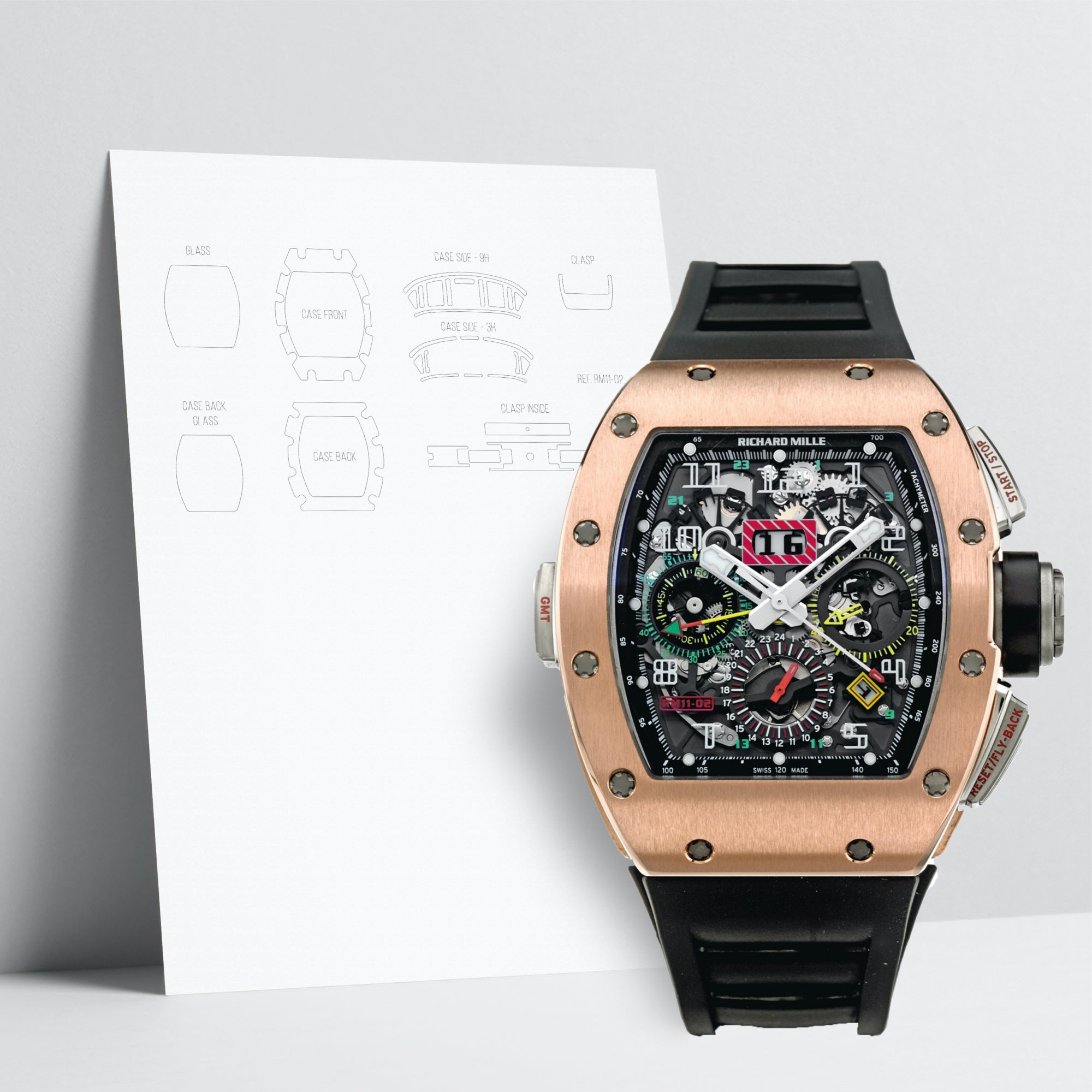 WATCHSHELL RICHARD MILLE RM 11-02 RG PROTECTIVE FILM