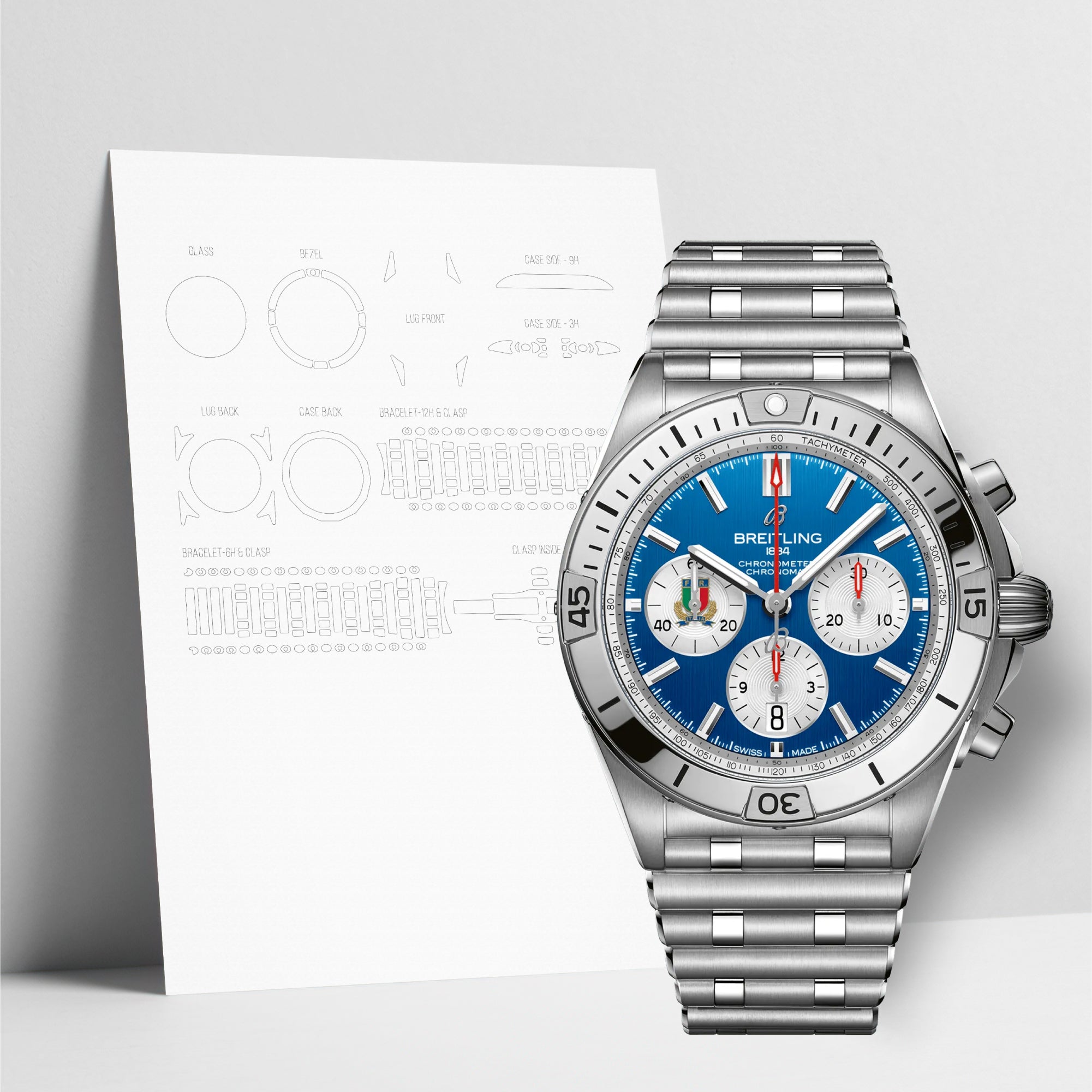 WATCHSHELL BREITLING CHRONOMAT AB0134A41C1A1 42MM PROTECTIVE FILM