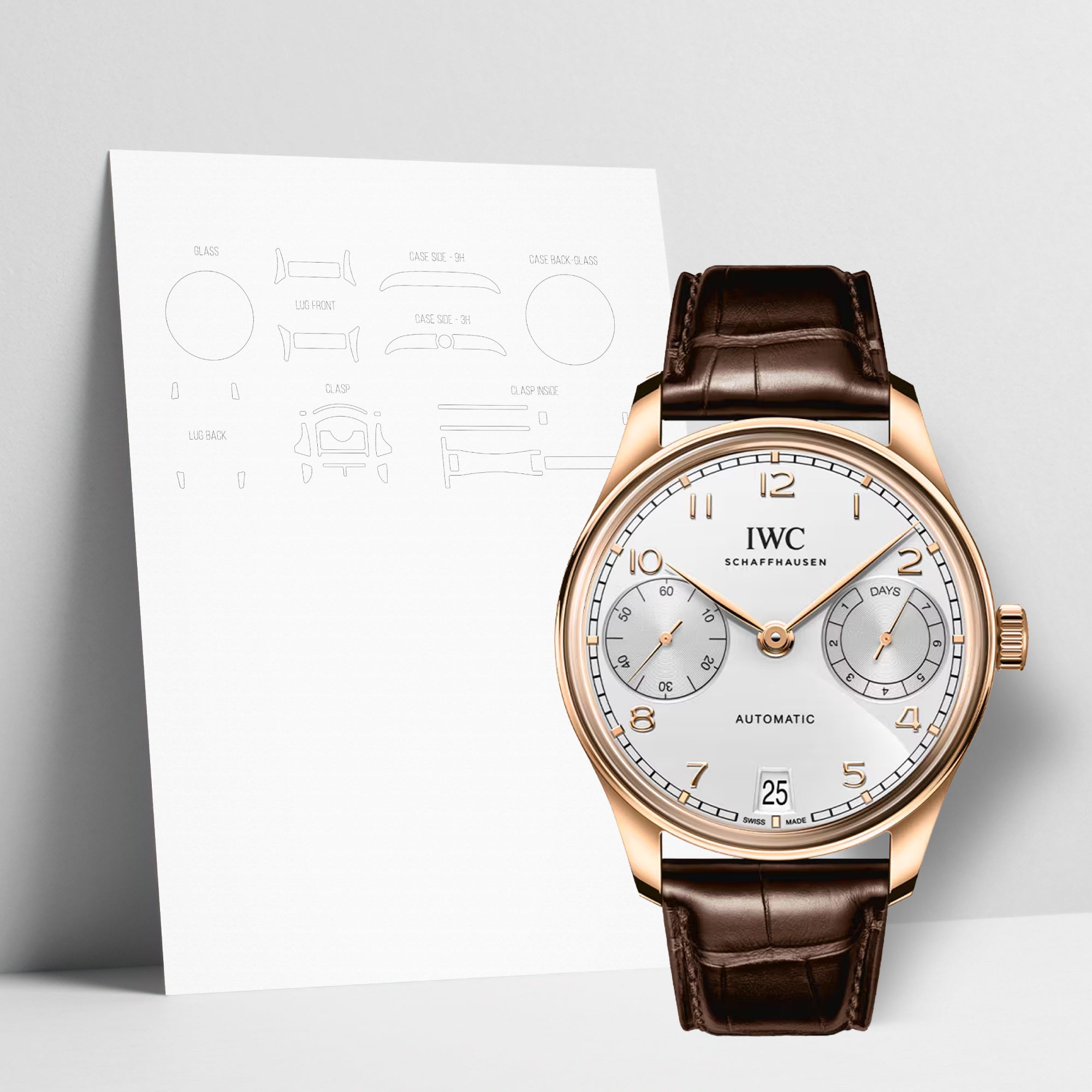 WATCHSHELL IWC PORTUGIESER IW501706 42MM PROTECTIVE FILM