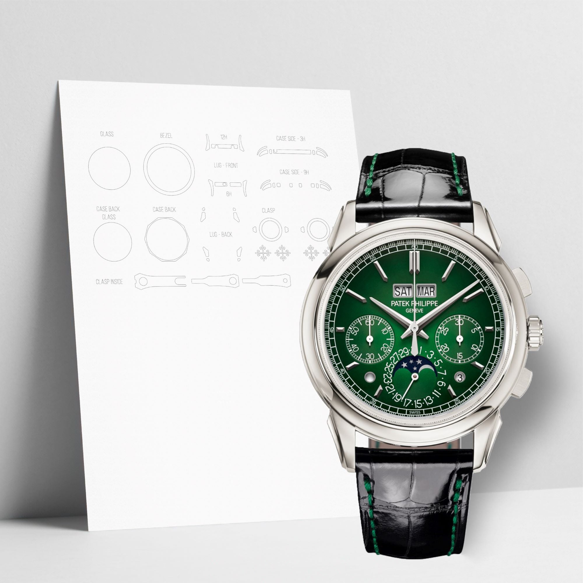 WATCHSHELL PATEK PHILIPPE GRAND COMPLICATIONS 5270P 41MM PROTECTIVE FILM
