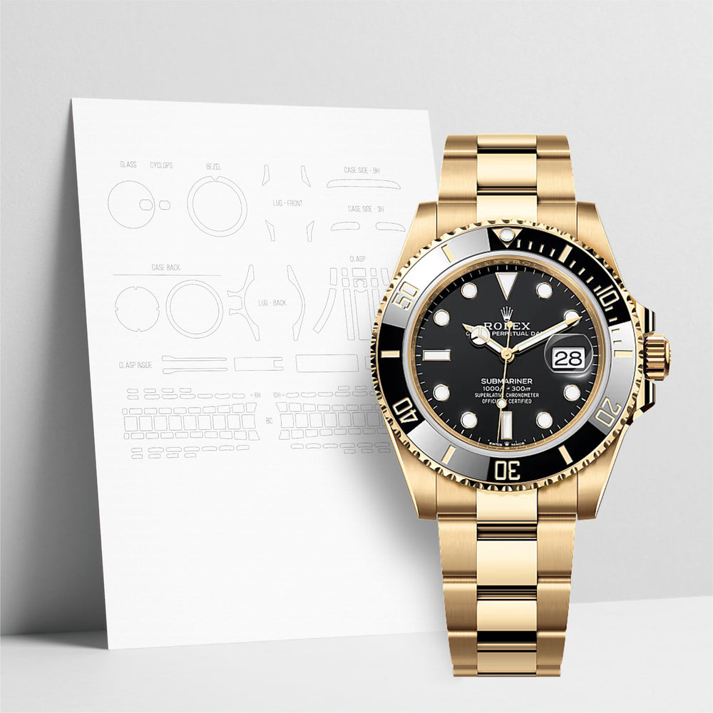 WATCHSHELL ROLEX SUBMARINER 126618LN 41MM OYSTER PROTECTIVE FILM