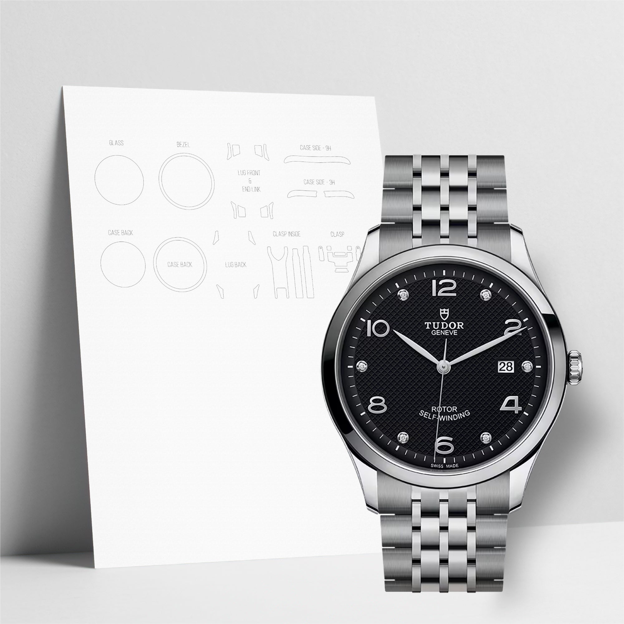 WATCHSHELL TUDOR 1926 M91650 41MM PROTECTIVE FILM