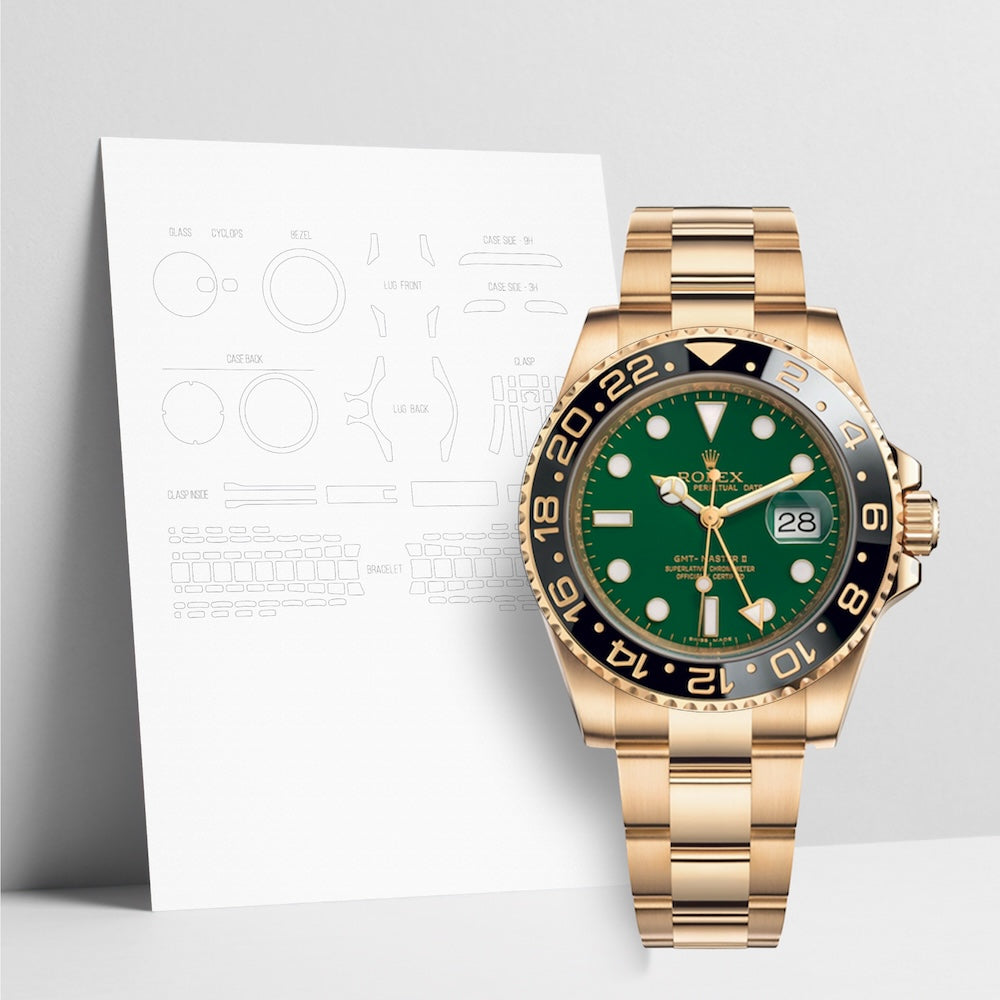WATCHSHELL ROLEX GMT-MASTER II 116718LN 40MM OYSTER PROTECTIVE FILM
