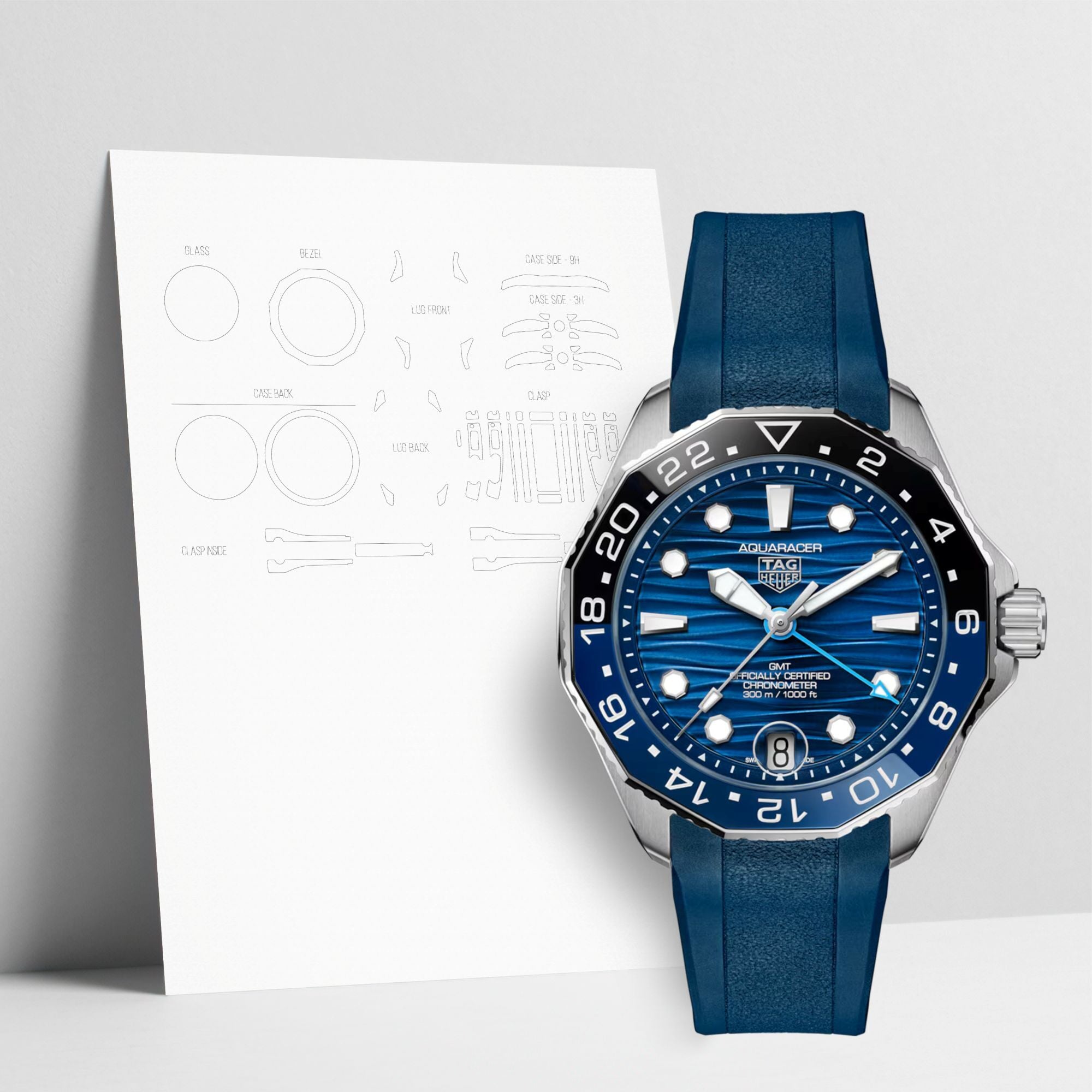 WATCHSHELL TAG HEUER AQUARACER WBP5114.FT6259 42MM PROTECTIVE FILM