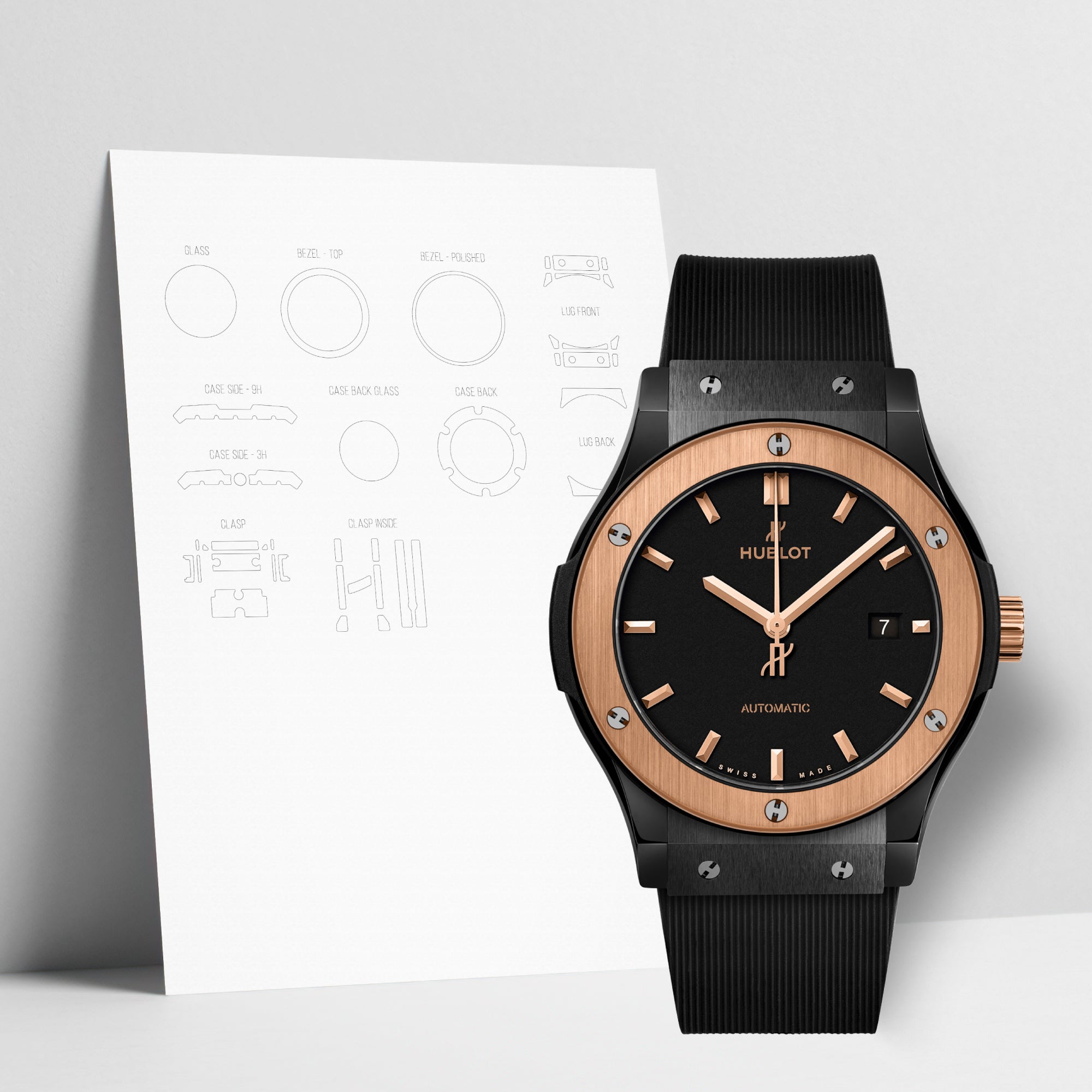 WATCHSHELL HUBLOT CLASSIC FUSION 542.CO.1181.RX 42MM PROTECTIVE FILM