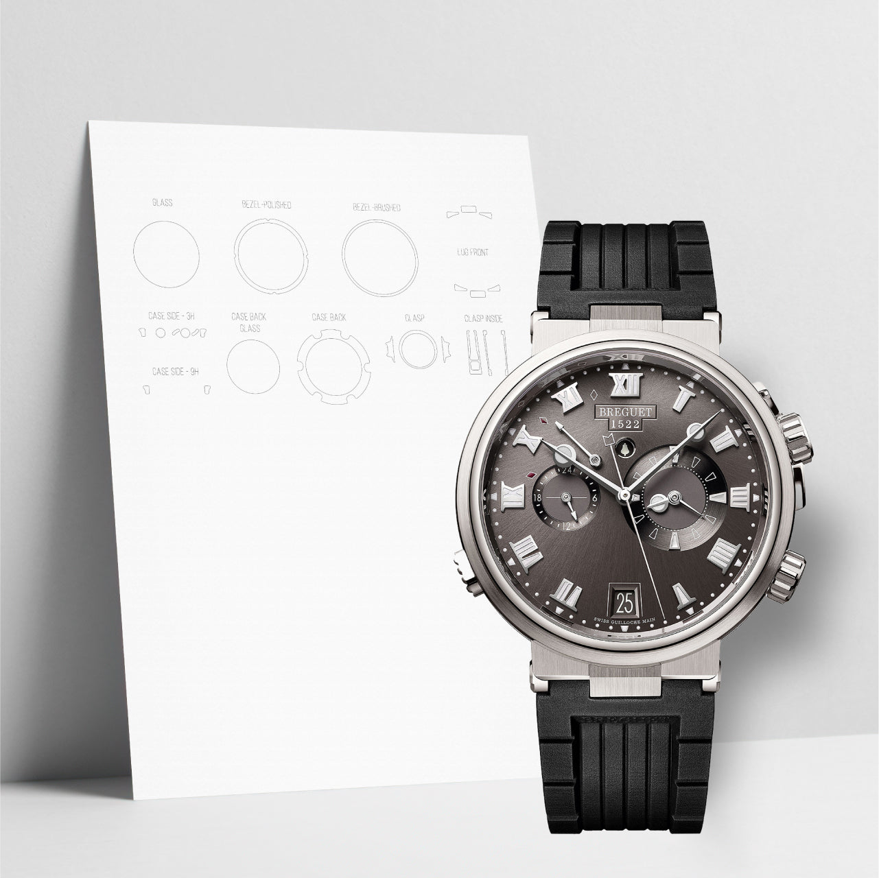 WATCHSHELL BREGUET MARINE 5547TI 40MM PROTECTIVE FILM