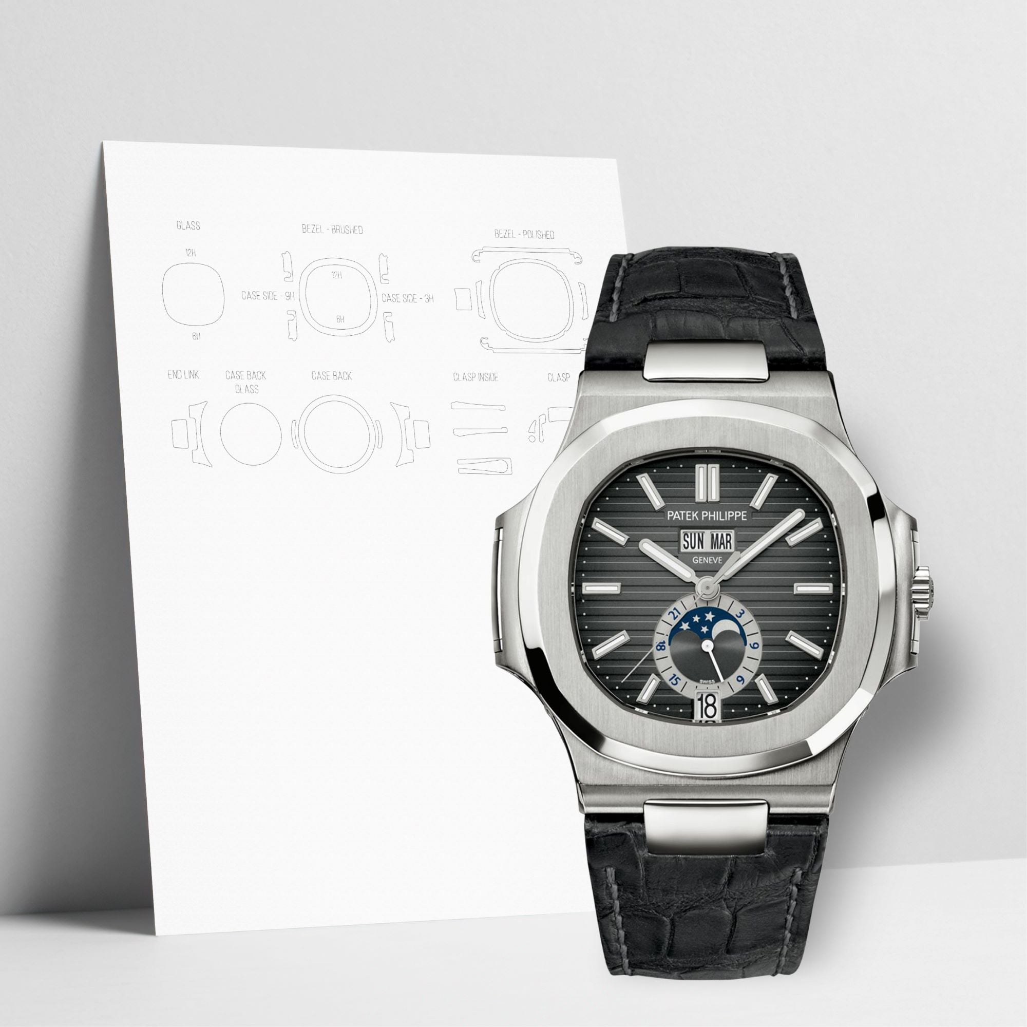 WATCHSHELL PATEK PHILIPPE NAUTILUS 5726A 40.5MM PROTECTIVE FILM