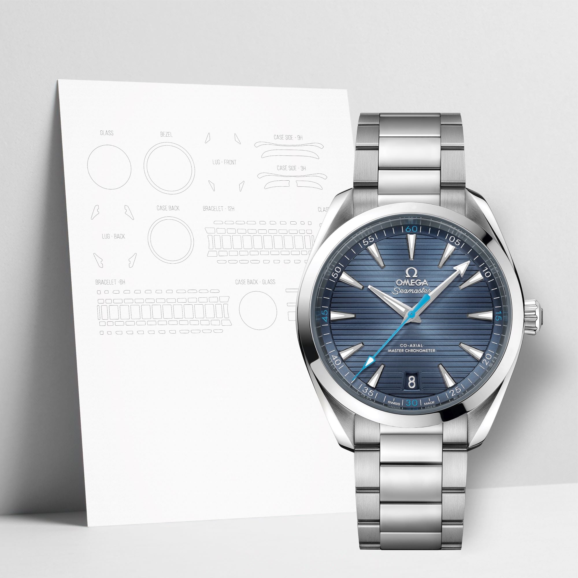 WATCHSHELL OMEGA AQUA TERRA 220.10.41.21.03.002 41MM PROTECTIVE FILM