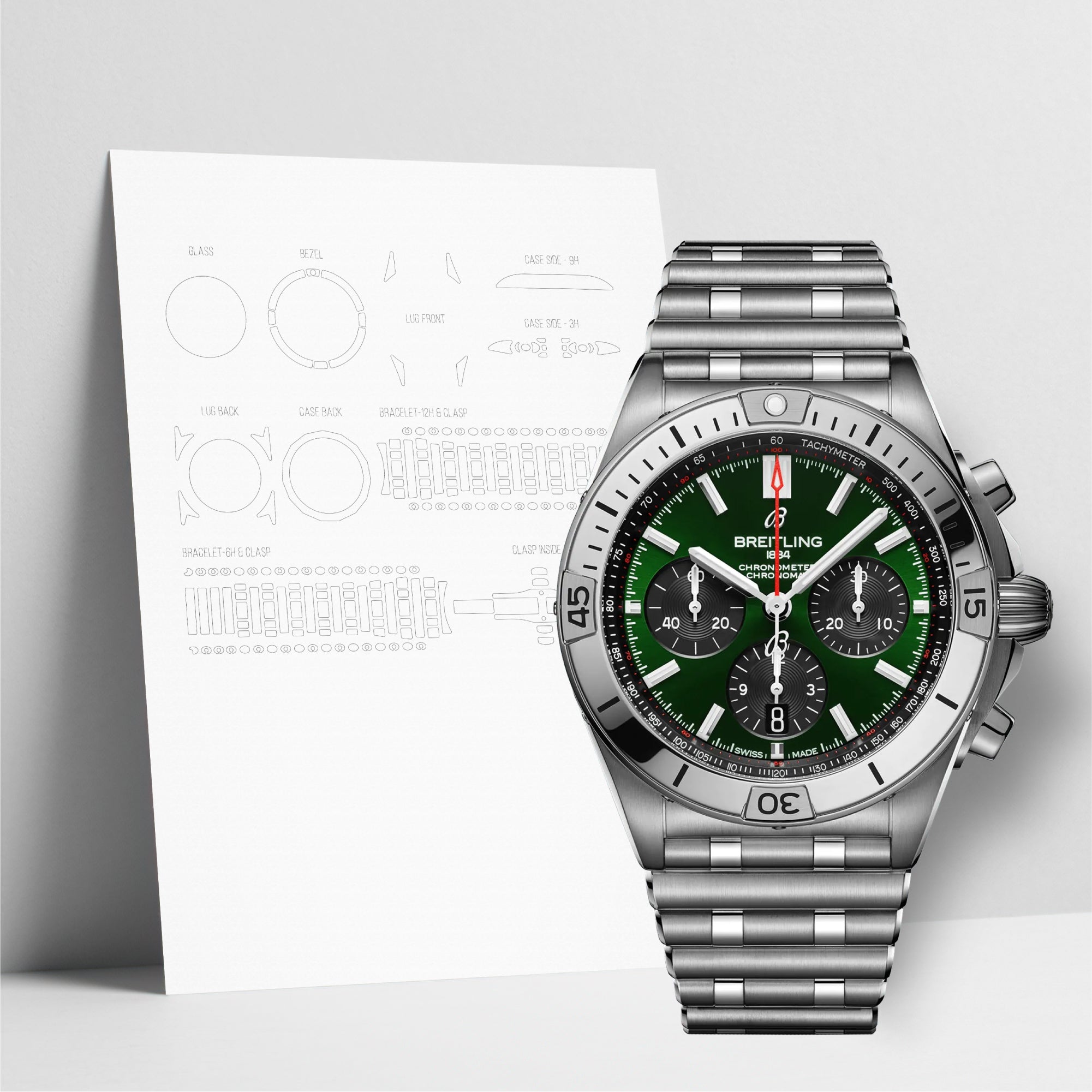WATCHSHELL BREITLING CHRONOMAT AB0134101L1A1 42MM PROTECTIVE FILM